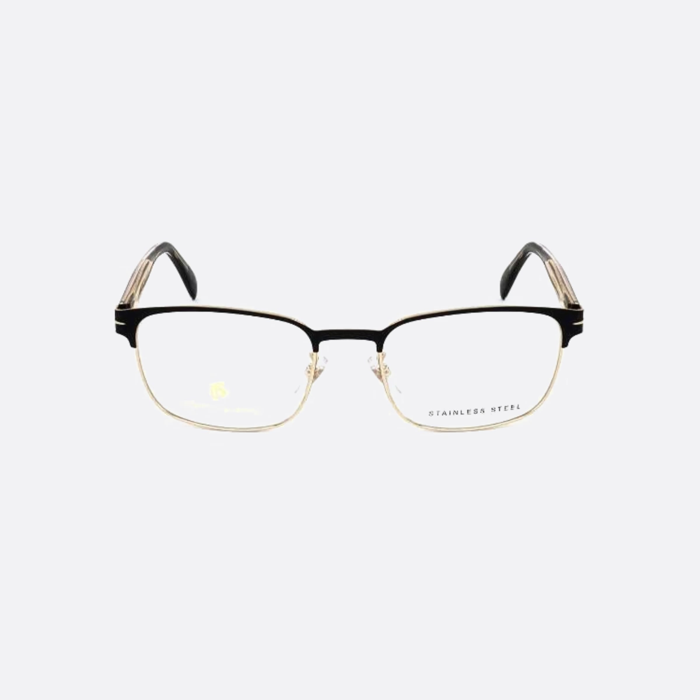 David 56mm Beckham I46 Black Geometric Men Eyeglasses - Main View