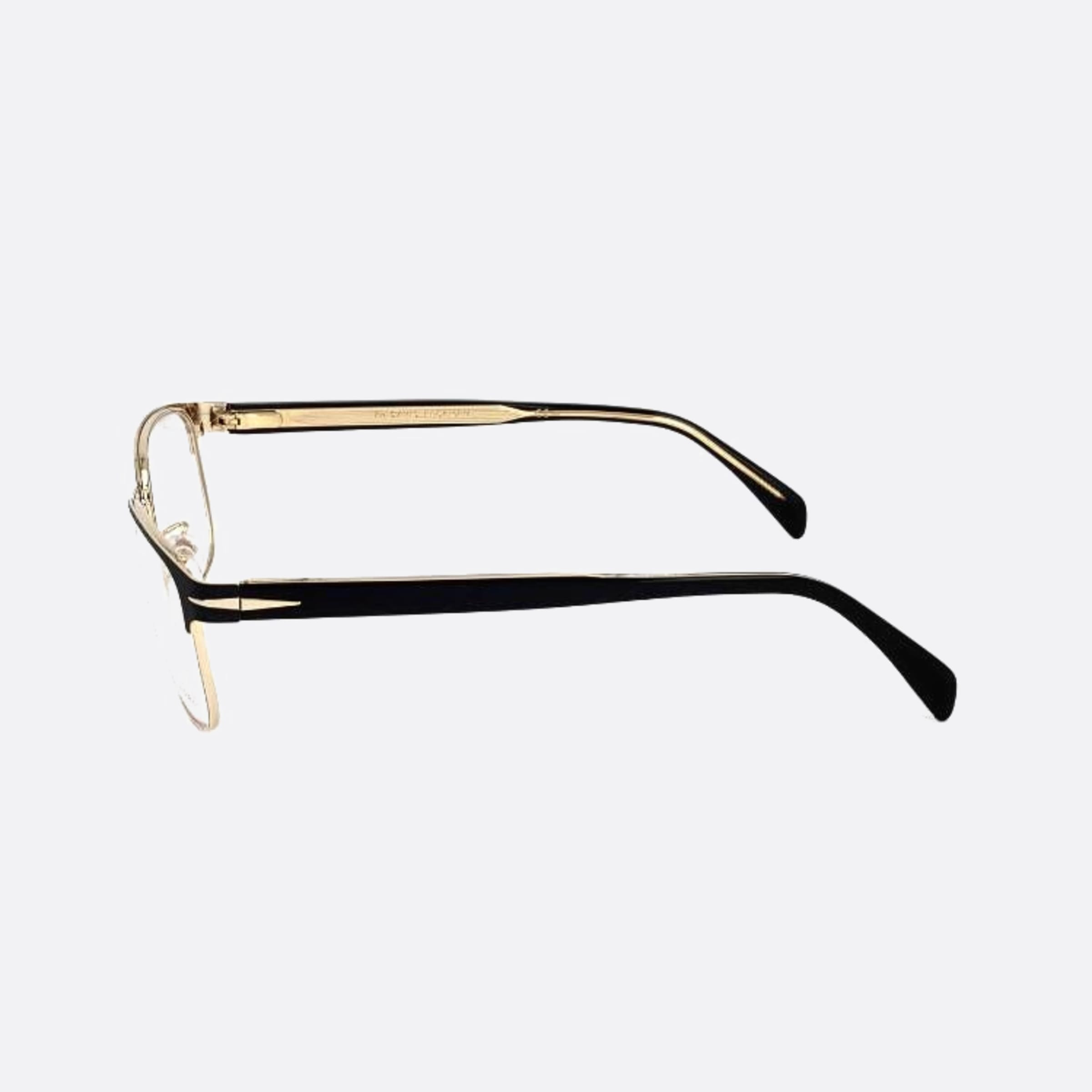 David 56mm Beckham I46 Black Geometric Men Eyeglasses - Detail View