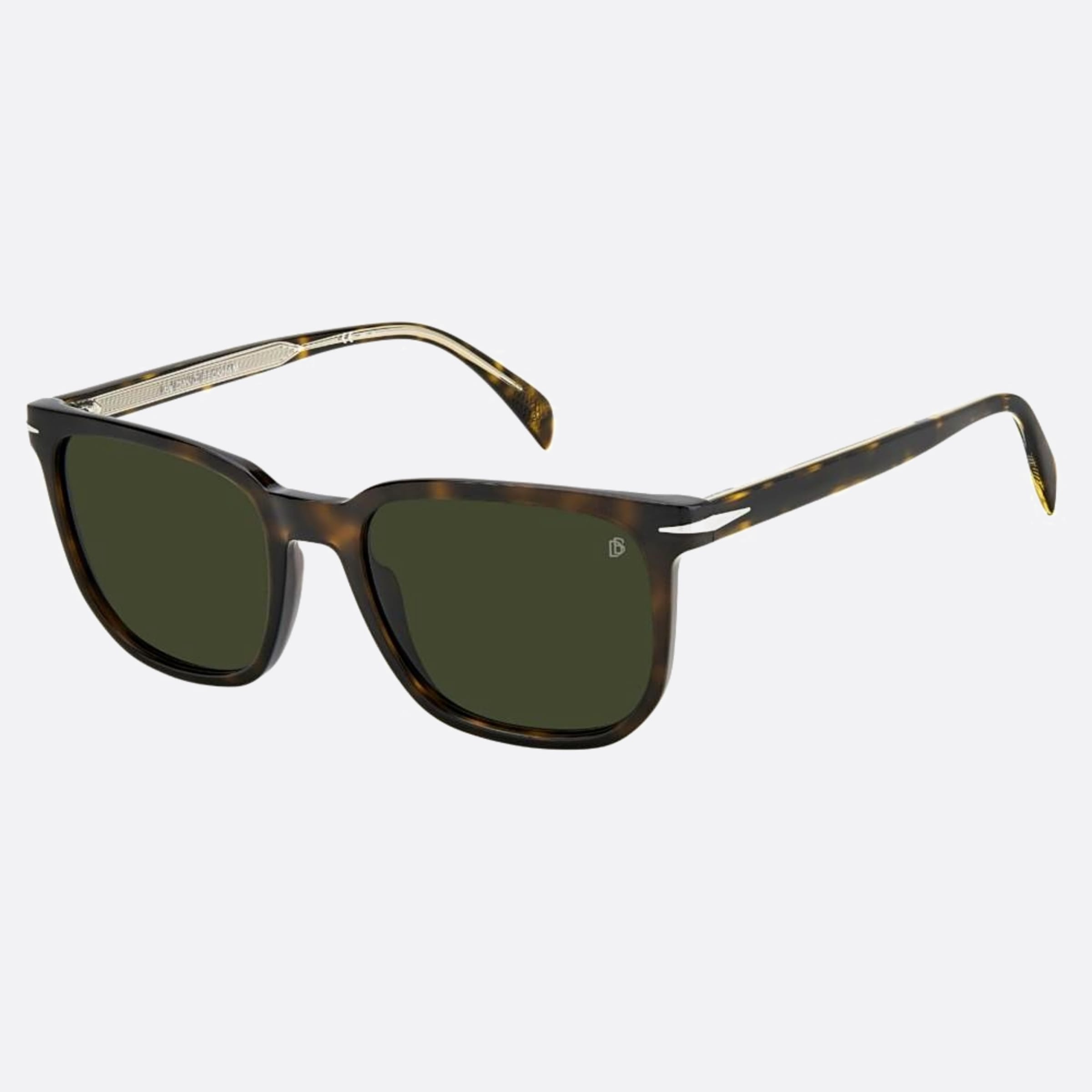 David 54mm Beckham 45z Havana Squared Men Sunglasses - Side View
