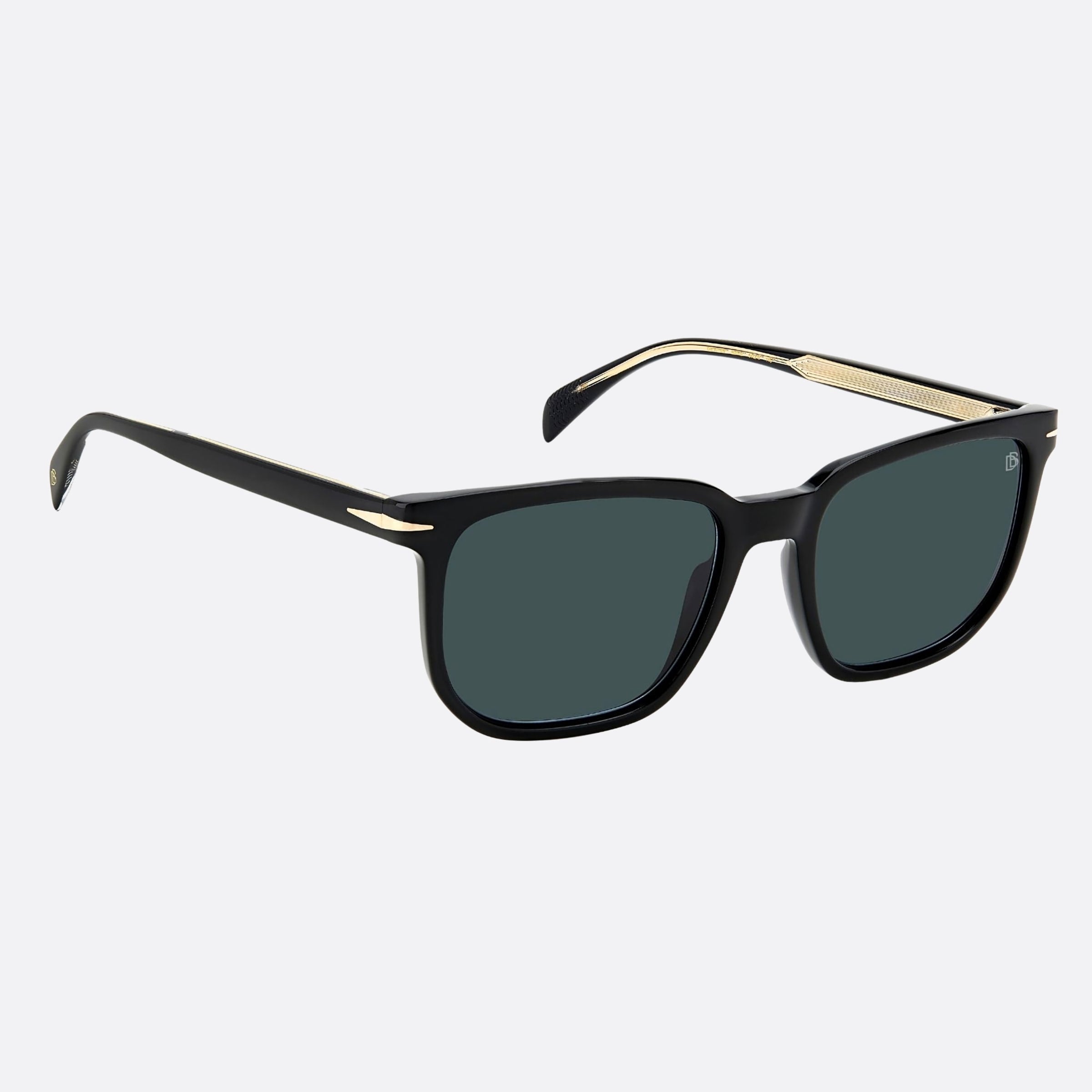 David 54mm Beckham Black Squared Men Sunglasses - Detail View