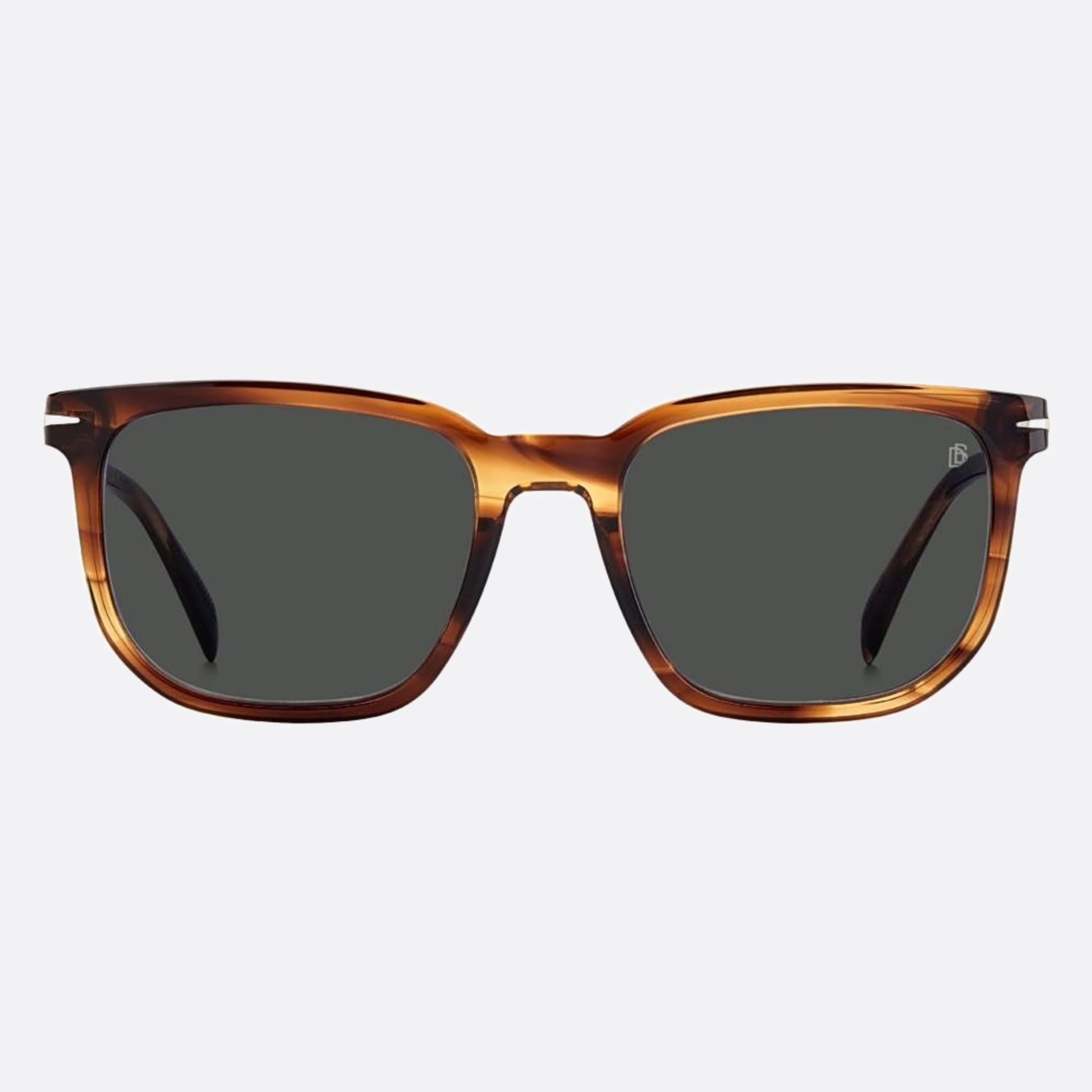David 54mm Beckham Kvi Brown Squared Men Sunglasses - Main View