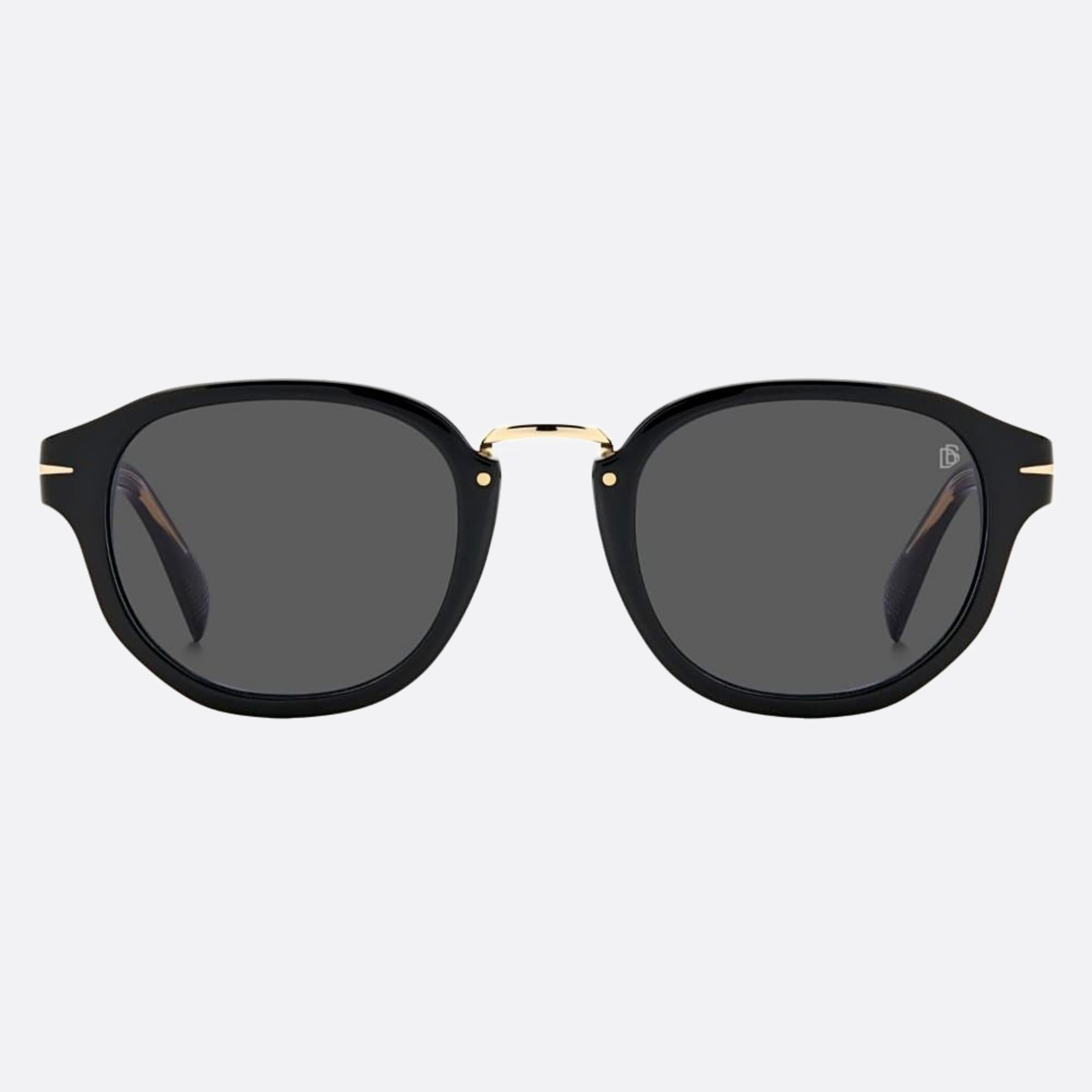 David 50mm Beckham 2m2 Black Squared Men Sunglasses - Main View