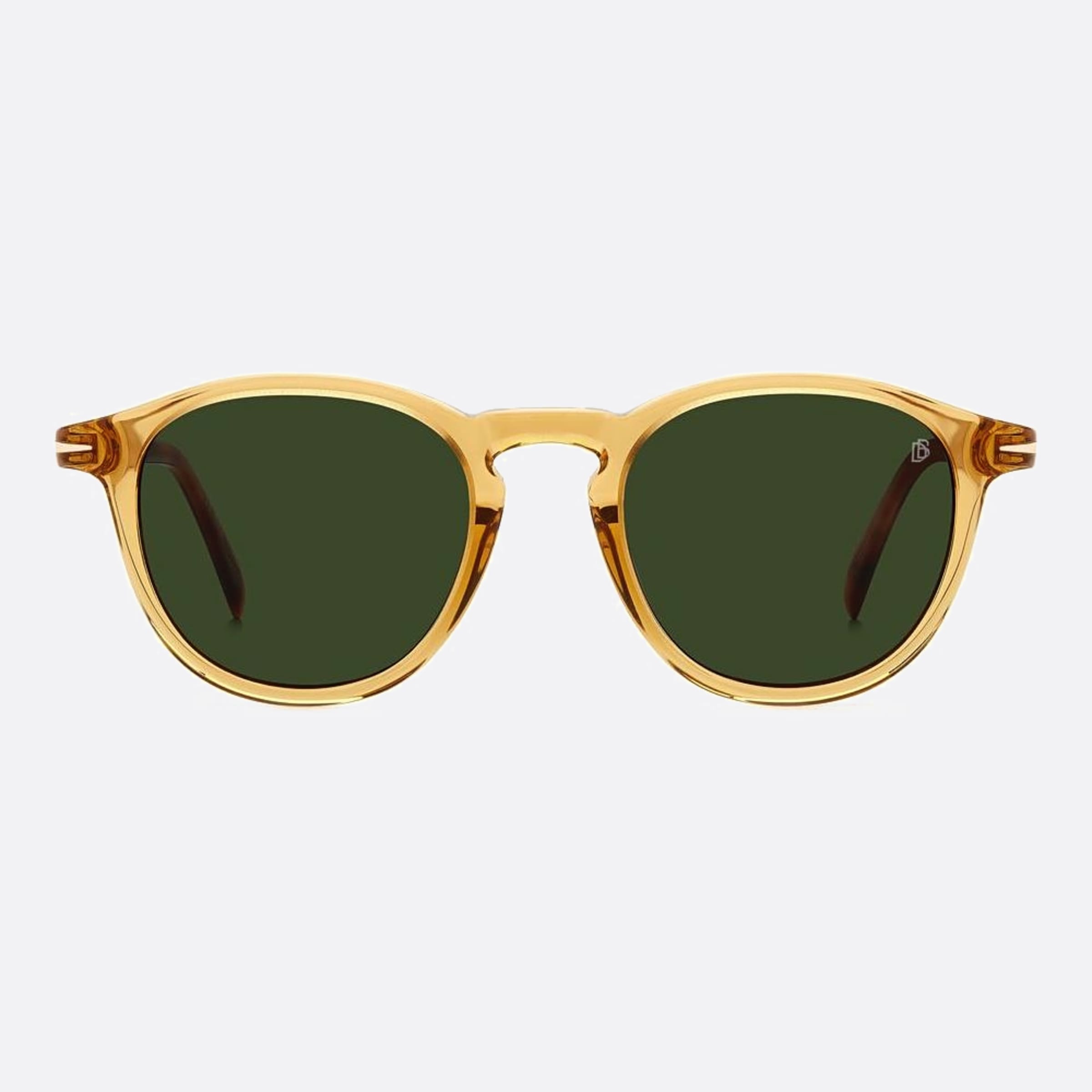 David 49mm Beckham Gyg Yellow Geometric Men Sunglasses - Main View