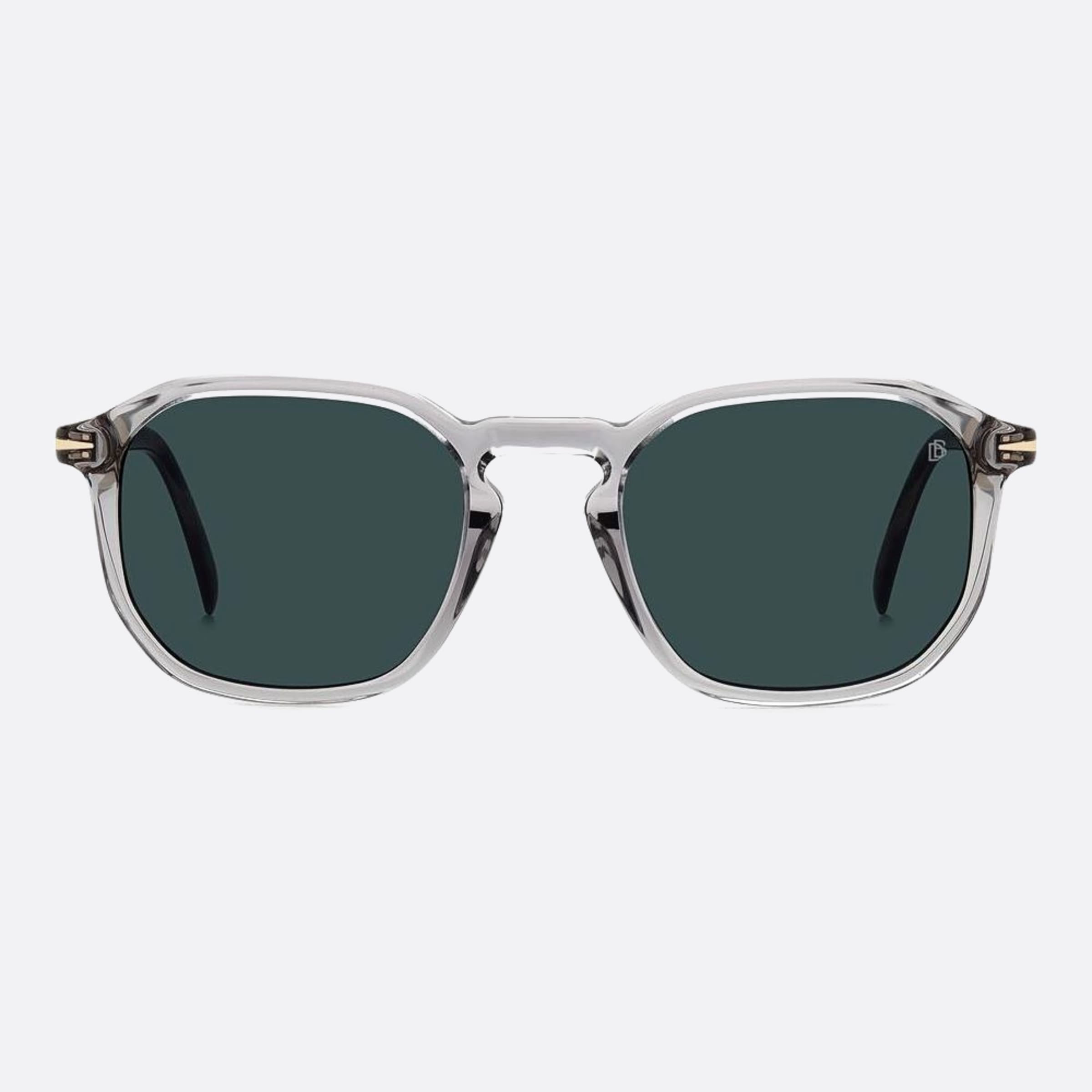 David 52mm Beckham Kb7 Grey Squared Men Sunglasses - Main View