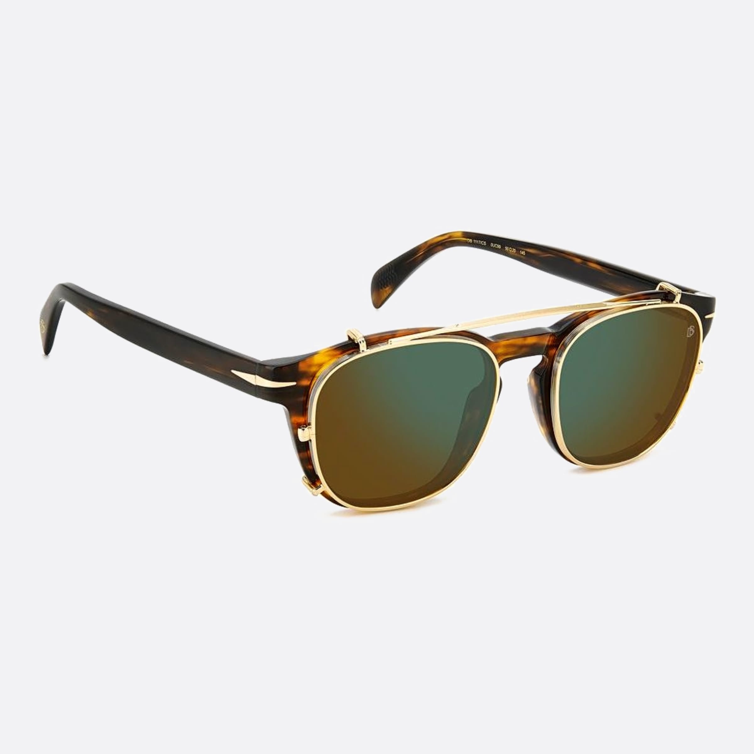 David 50mm Beckham 0uc Havana Squared Men Sunglasses - Detail View