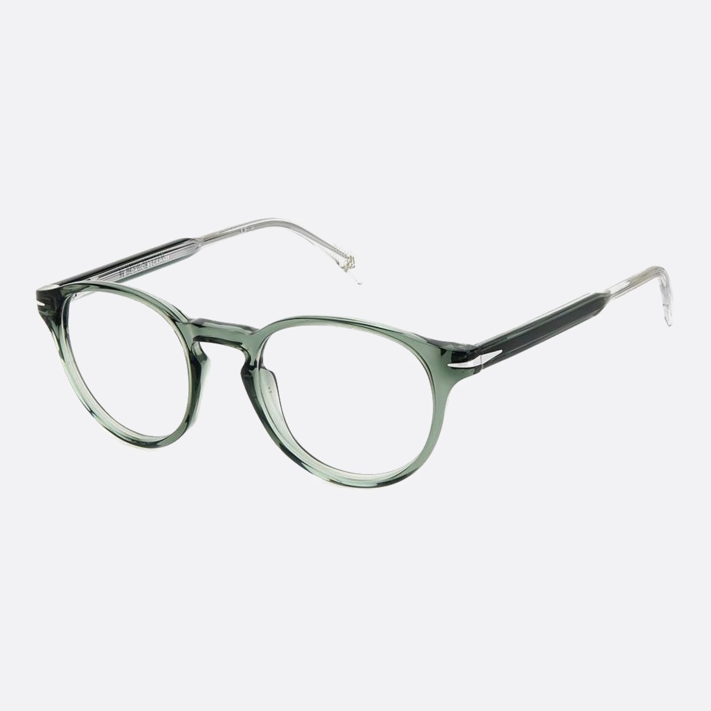 David 48mm Beckham 1ed Green Round Men Eyeglasses - Side View