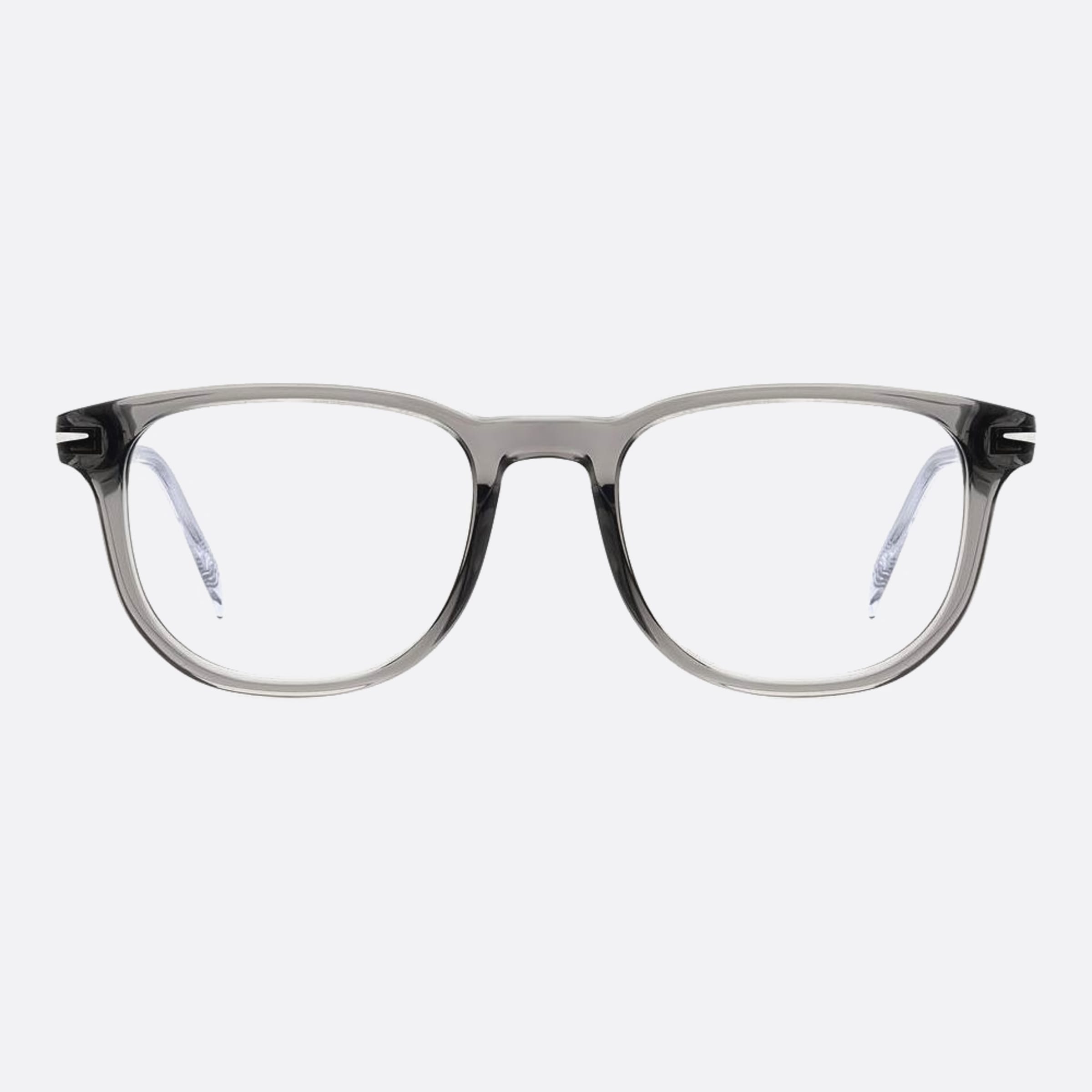 David 50mm Beckham Kb7 Grey Squared Men Eyeglasses - Main View