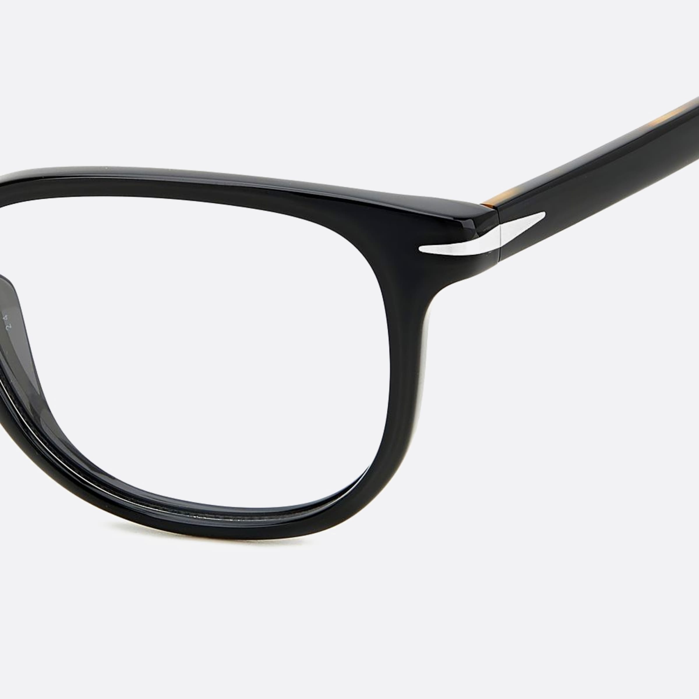 David 50mm Beckham Wr7 Black Squared Men Eyeglasses - Lifestyle Shot
