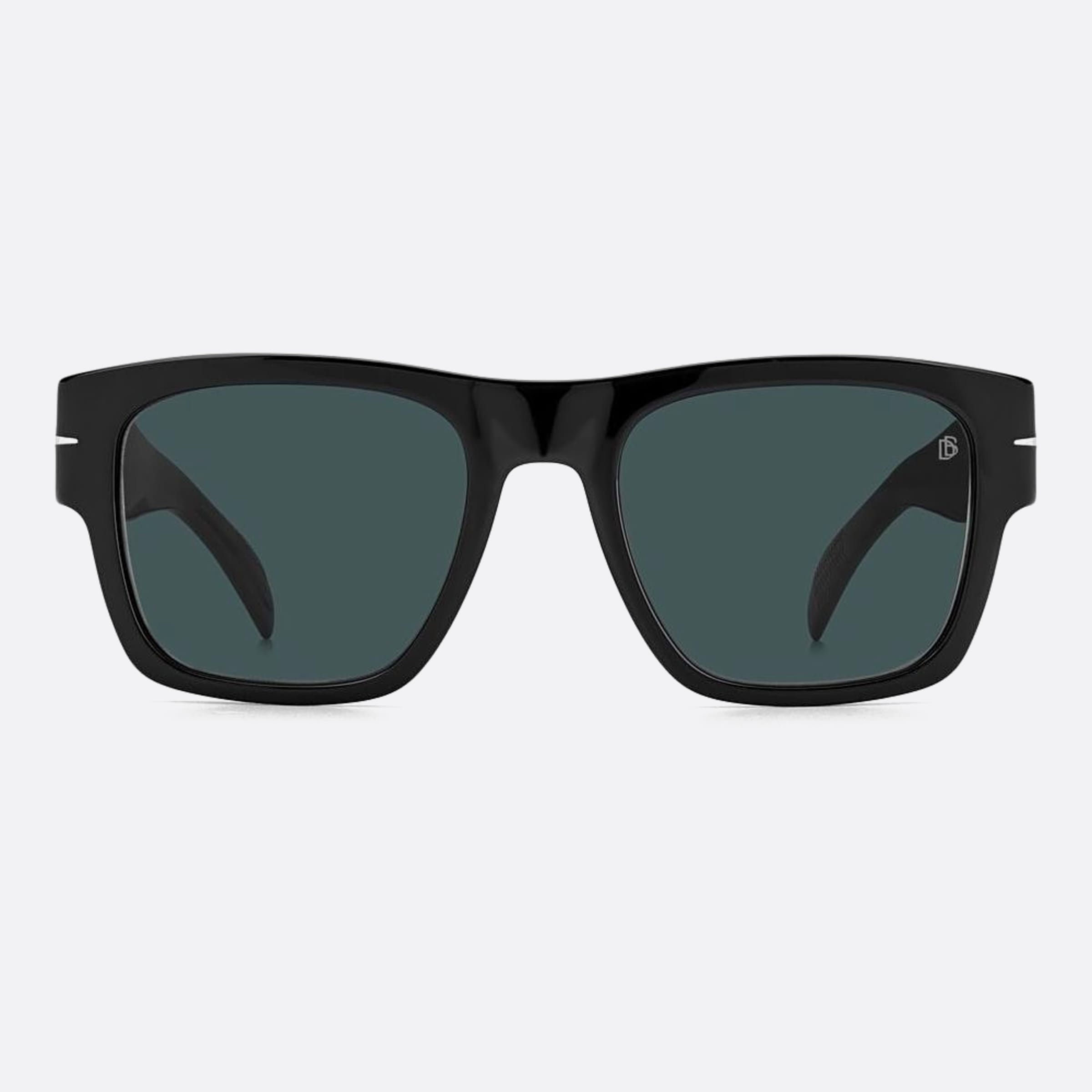 David 54mm Beckham Bold Black Squared Men Sunglasses - Main View