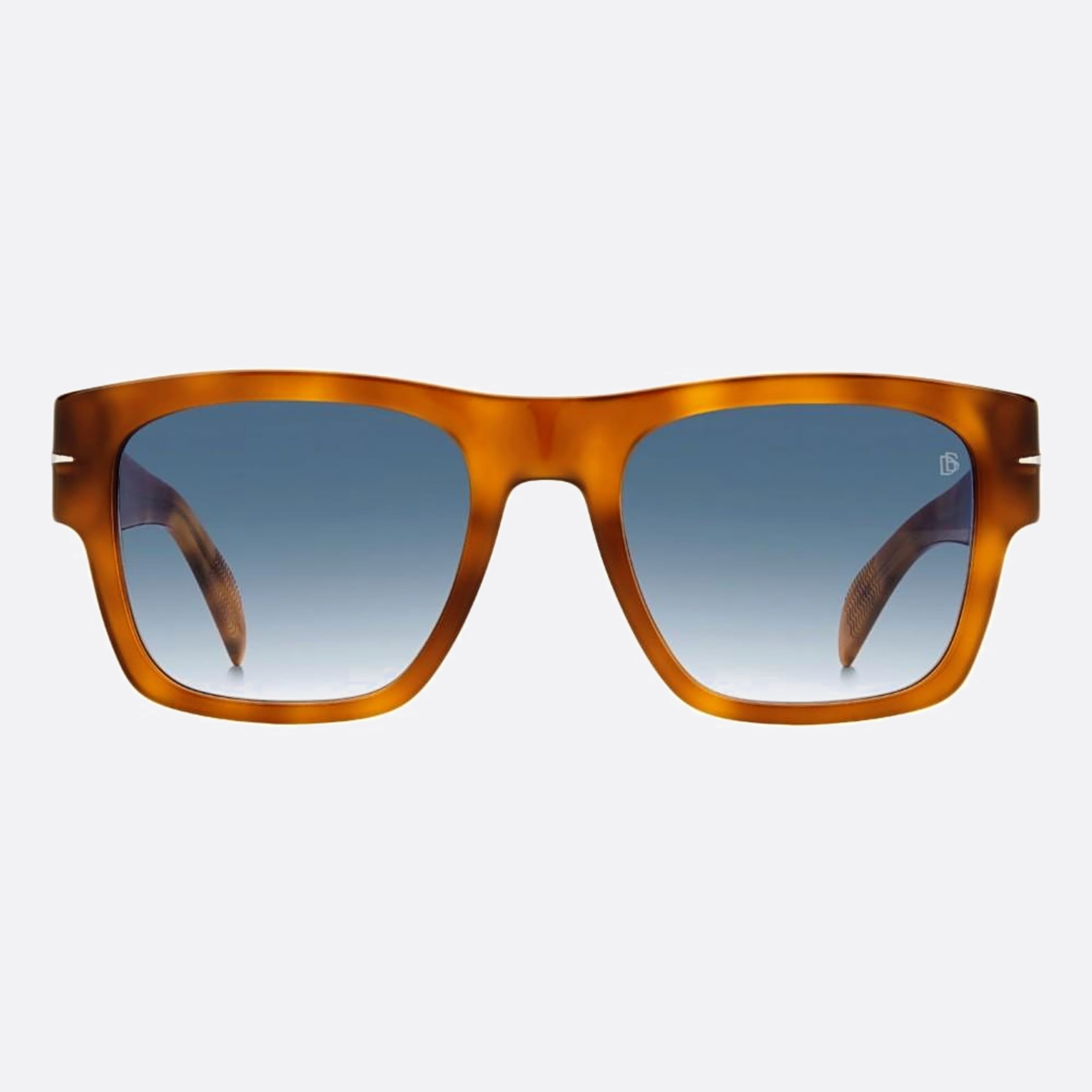David 52mm Beckham Bold C9b Havana Squared Men Sunglasses - Main View