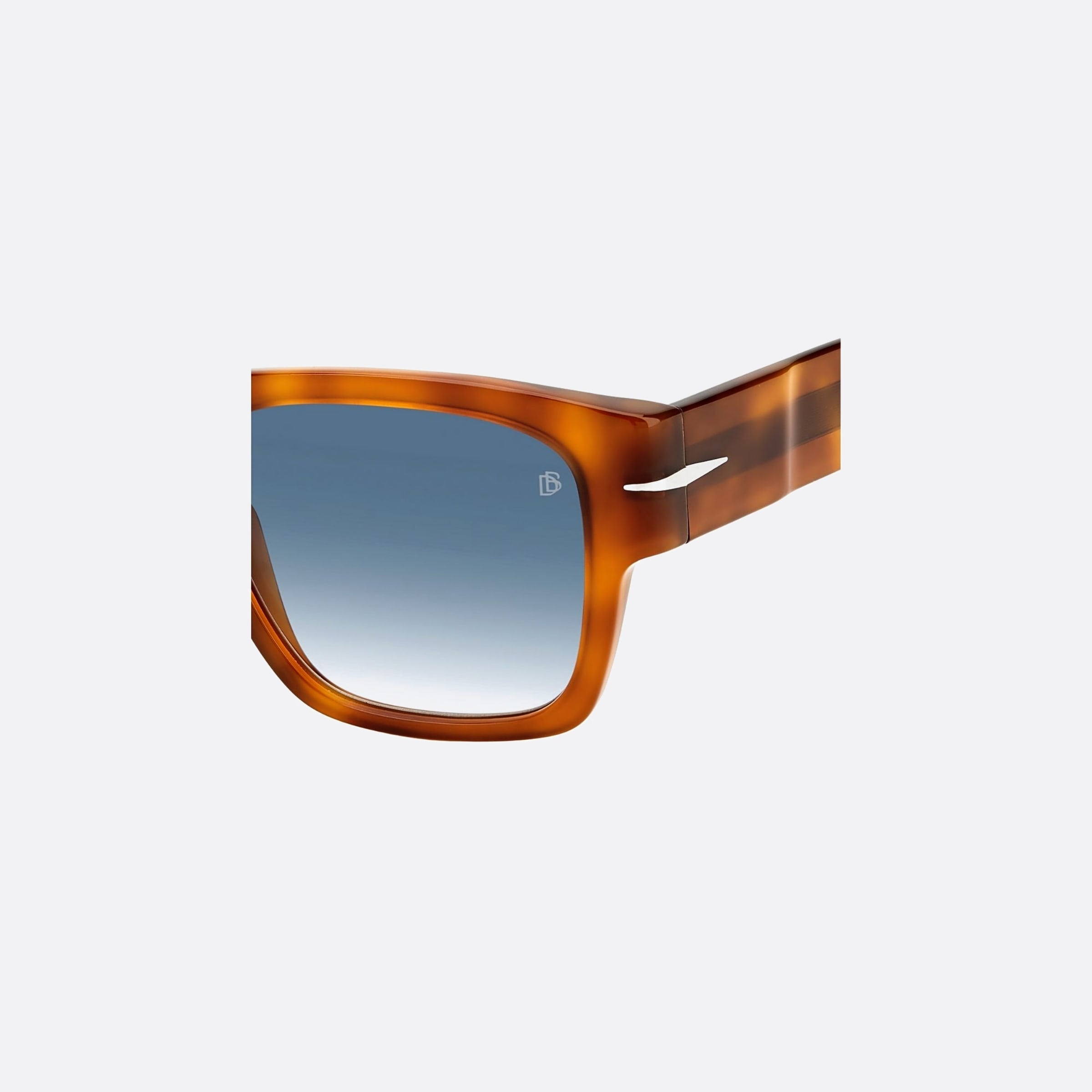 David 52mm Beckham Bold C9b Havana Squared Men Sunglasses - Lifestyle Shot
