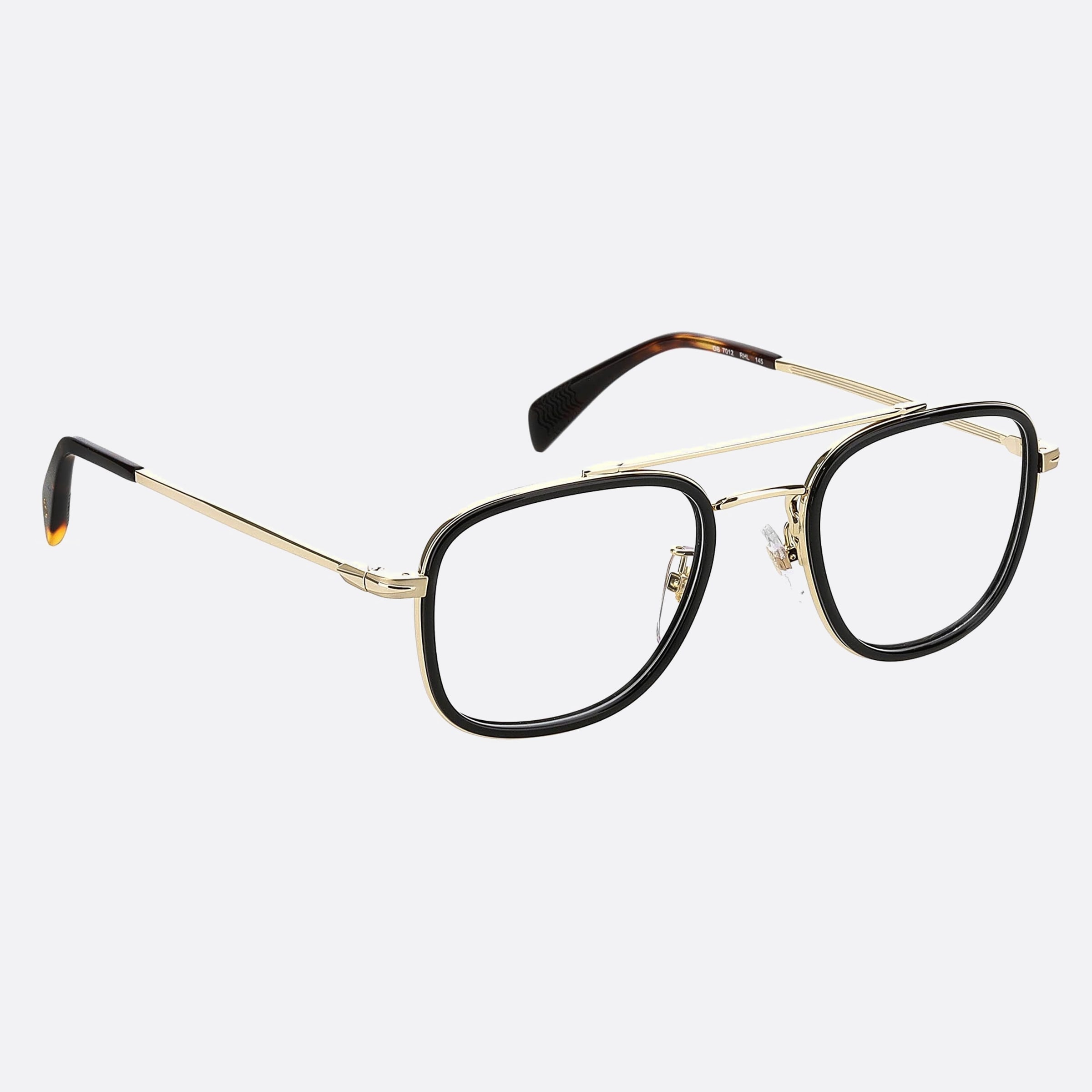David 51mm Beckham Rhl Black Geometric Men Eyeglasses - Side View