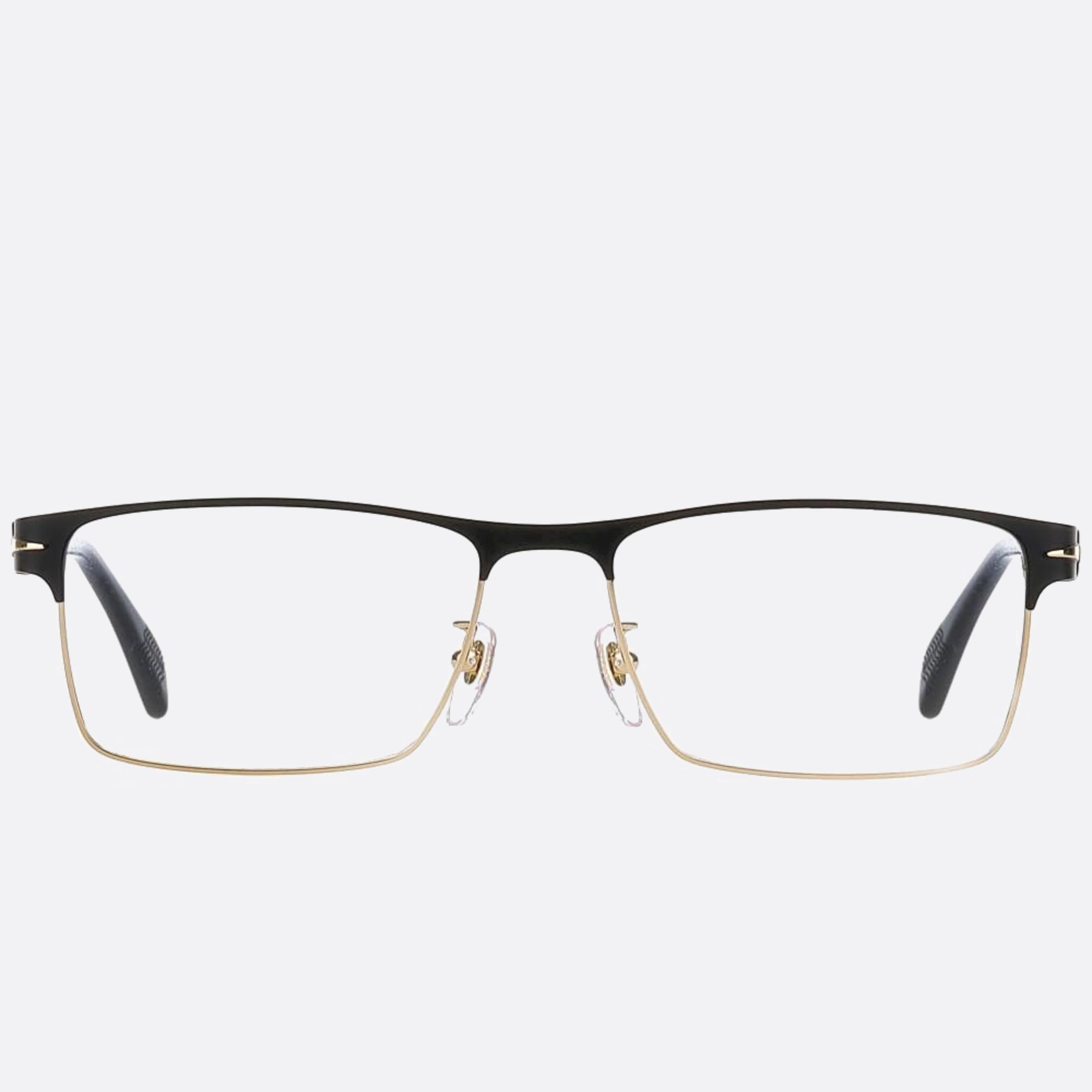 David 58mm Beckham 0nz Black Geometric Men Eyeglasses - Main View