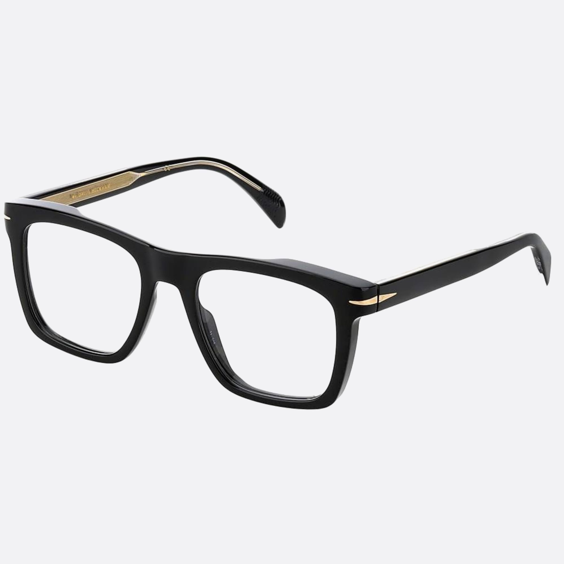 David 51mm Beckham Black Visor Men Eyeglasses - Side View
