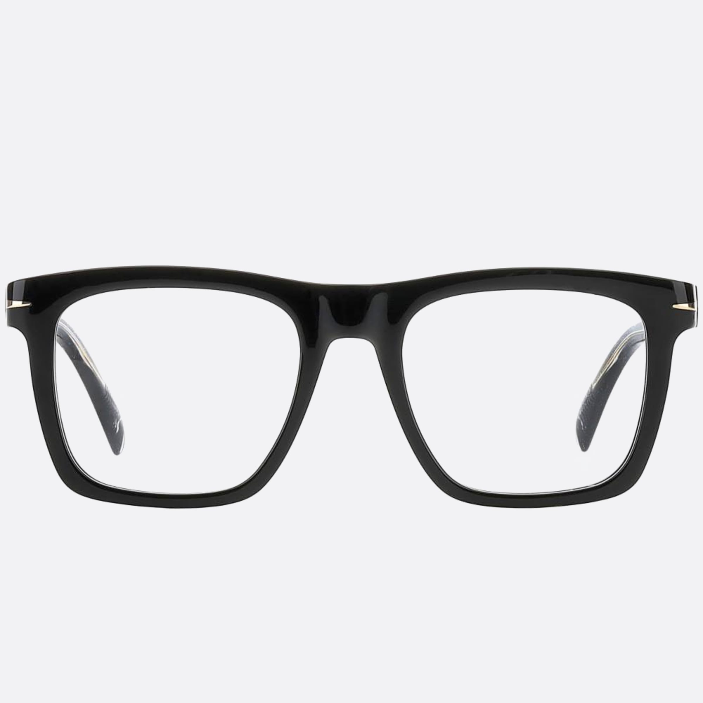 David 53mm Beckham Black Visor Men Eyeglasses - Main View