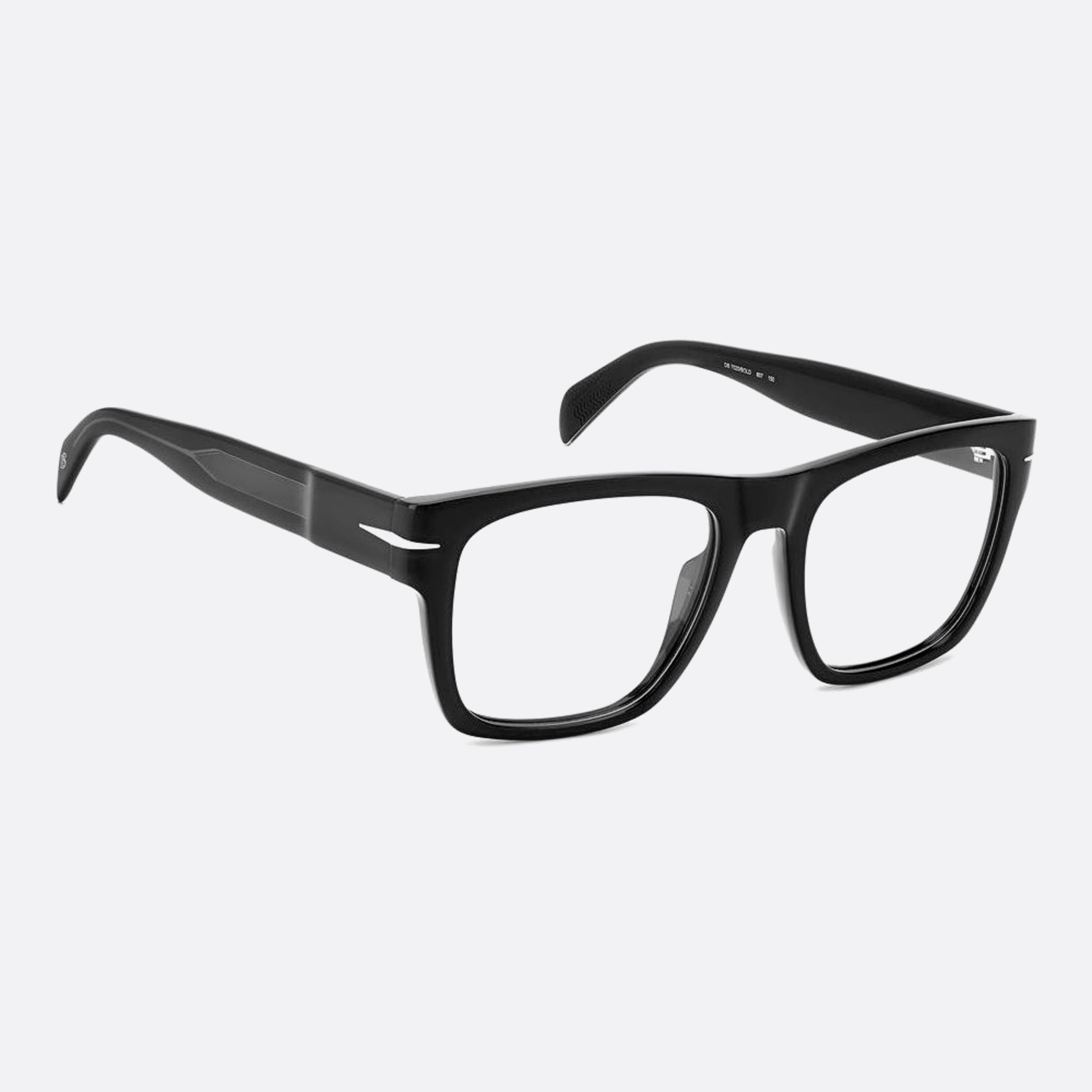 David 51mm Beckham Bold Black Geometric Men Eyeglasses - Additional Angle