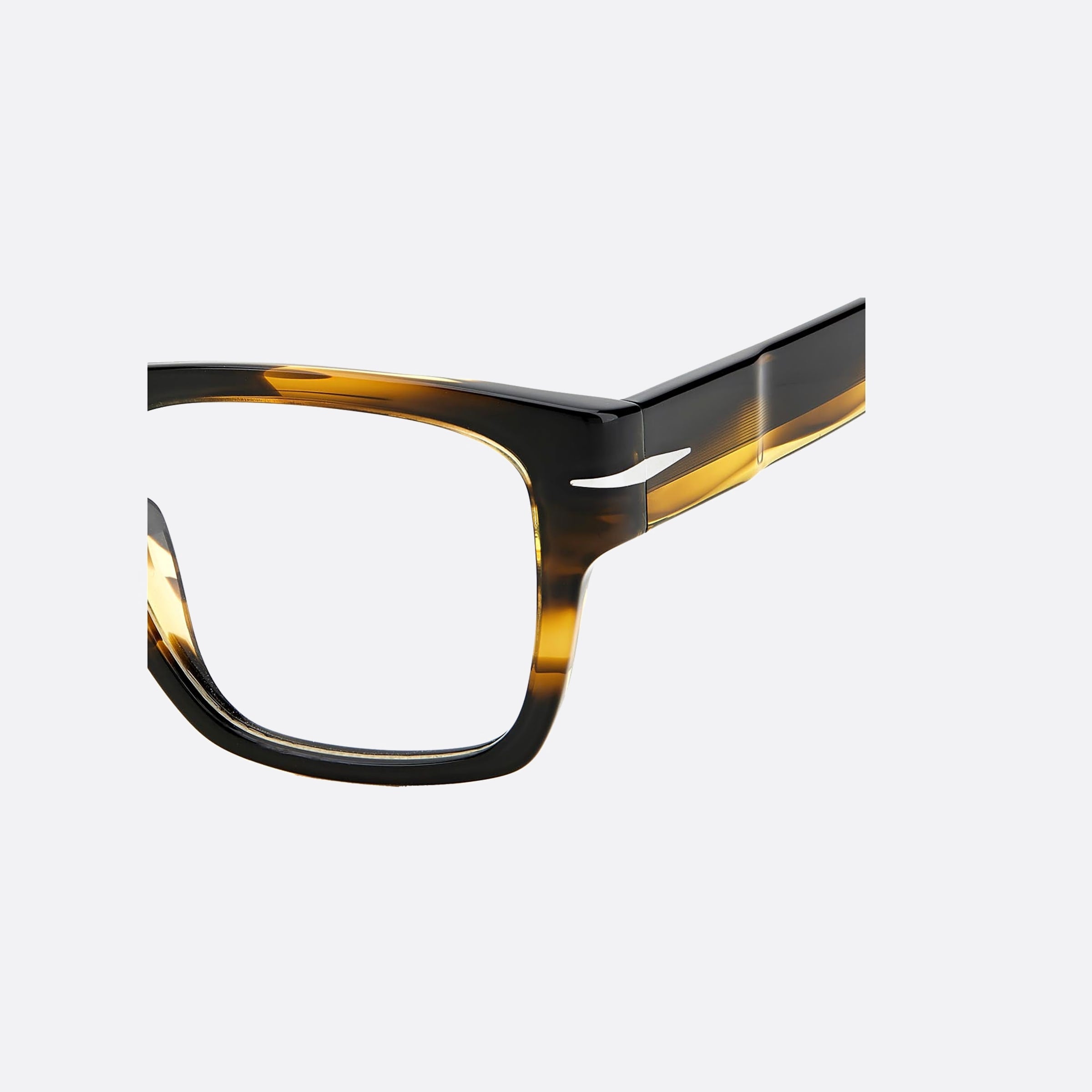 David 51mm Beckham Bold Kvi Brown Geometric Men Eyeglasses - Lifestyle Shot