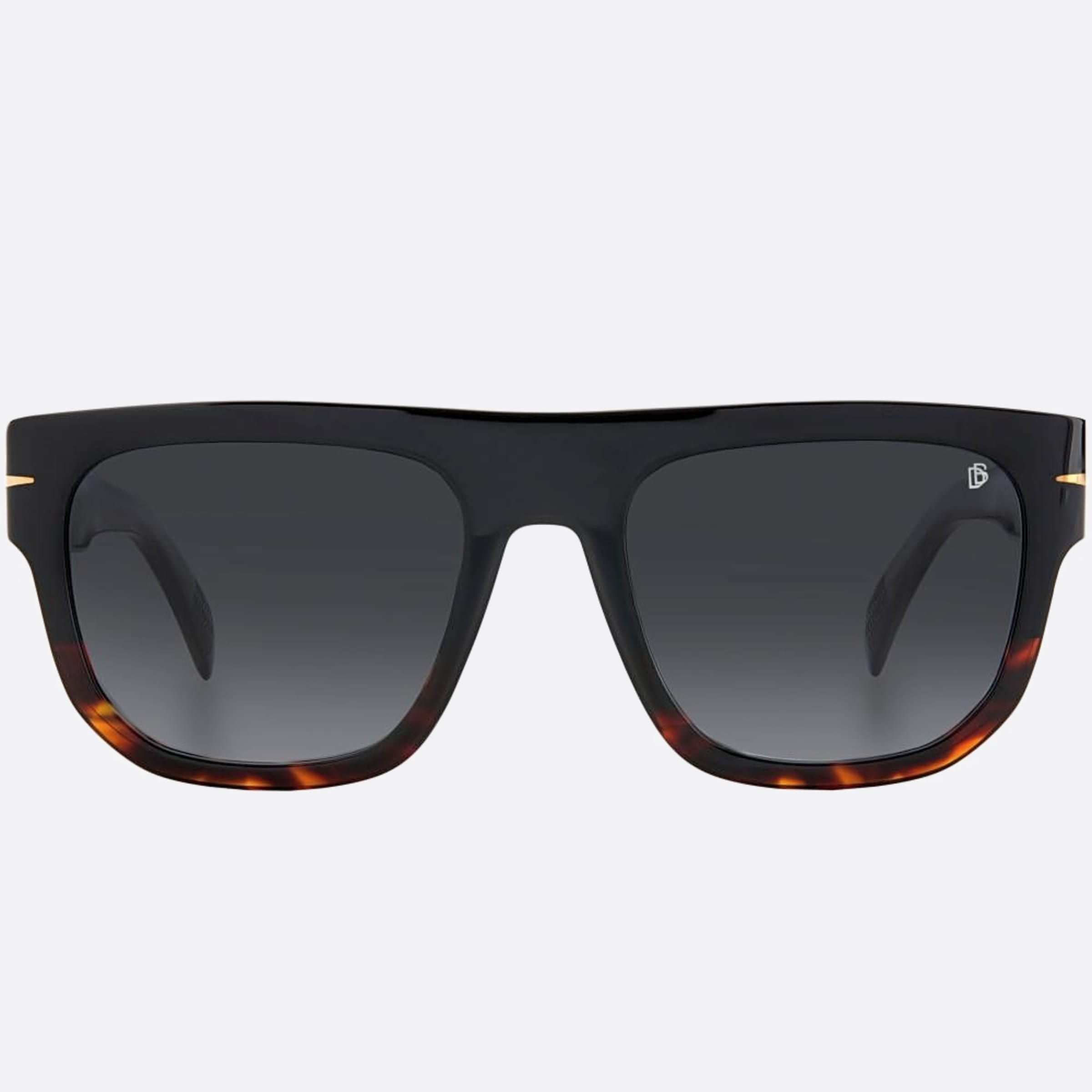 David 54mm Beckham 37n Black Geometric Men Sunglasses - Main View