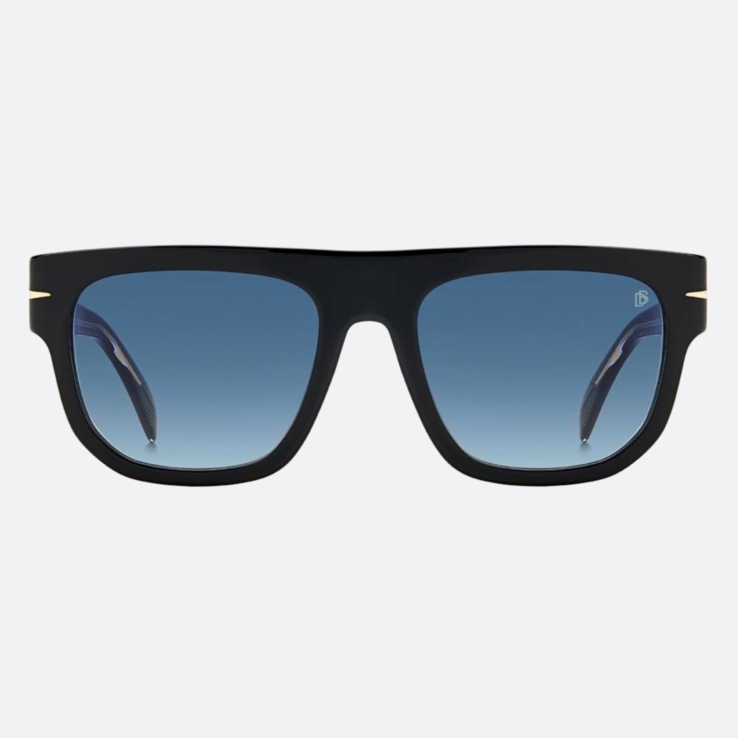 David 54mm Beckham Black Visor Men Sunglasses - Main View