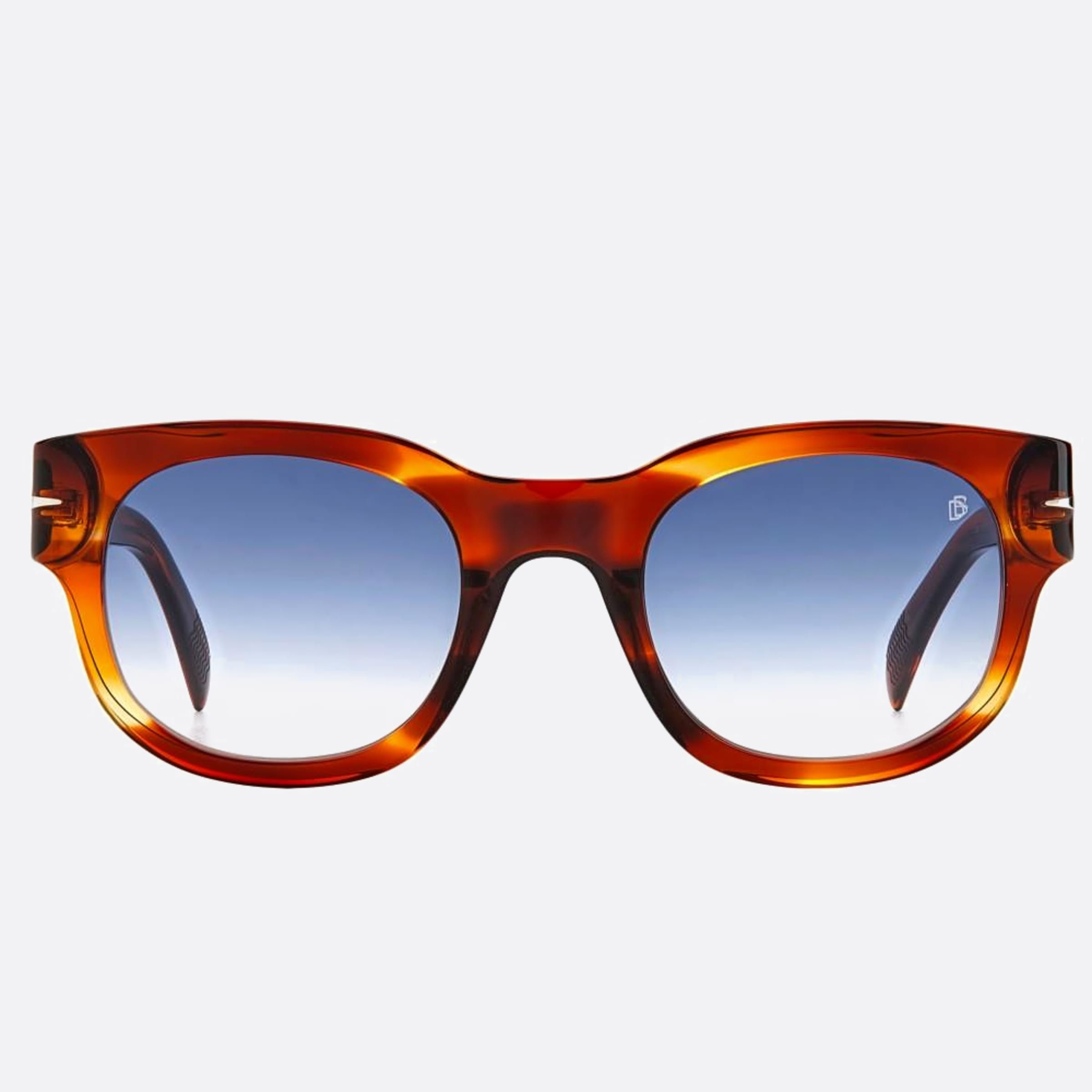 David 49mm Beckham Ex4 Brown Squared Men Sunglasses - Main View