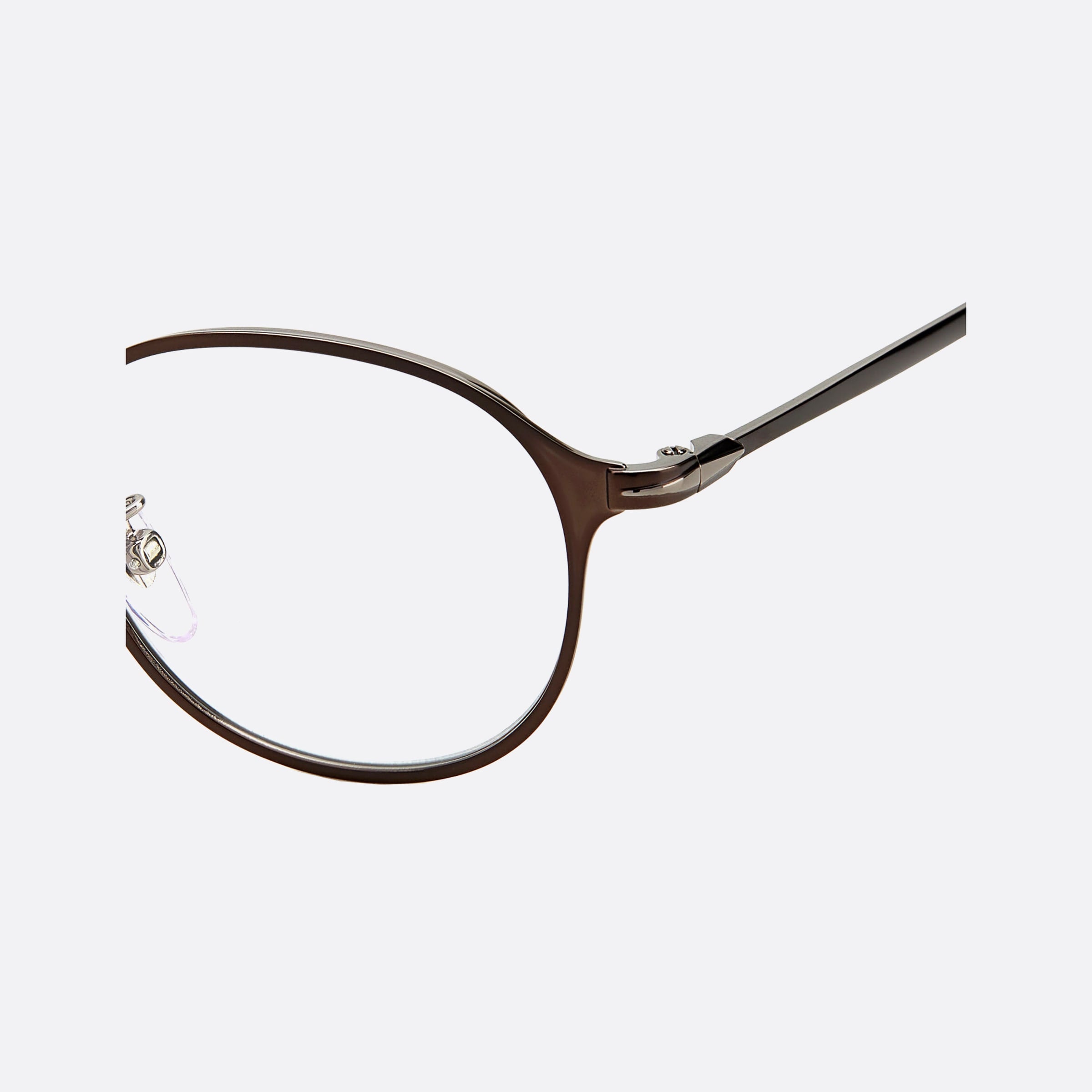 David 48mm Beckham 05n Brown Geometric Men Eyeglasses - Lifestyle Shot