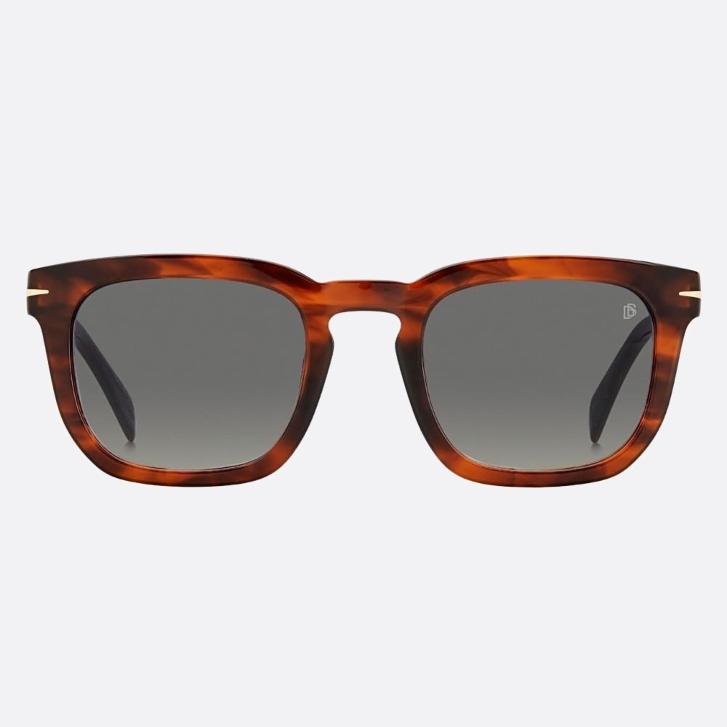 David 50mm Beckham Ex4 Brown Squared Men Sunglasses - Main View