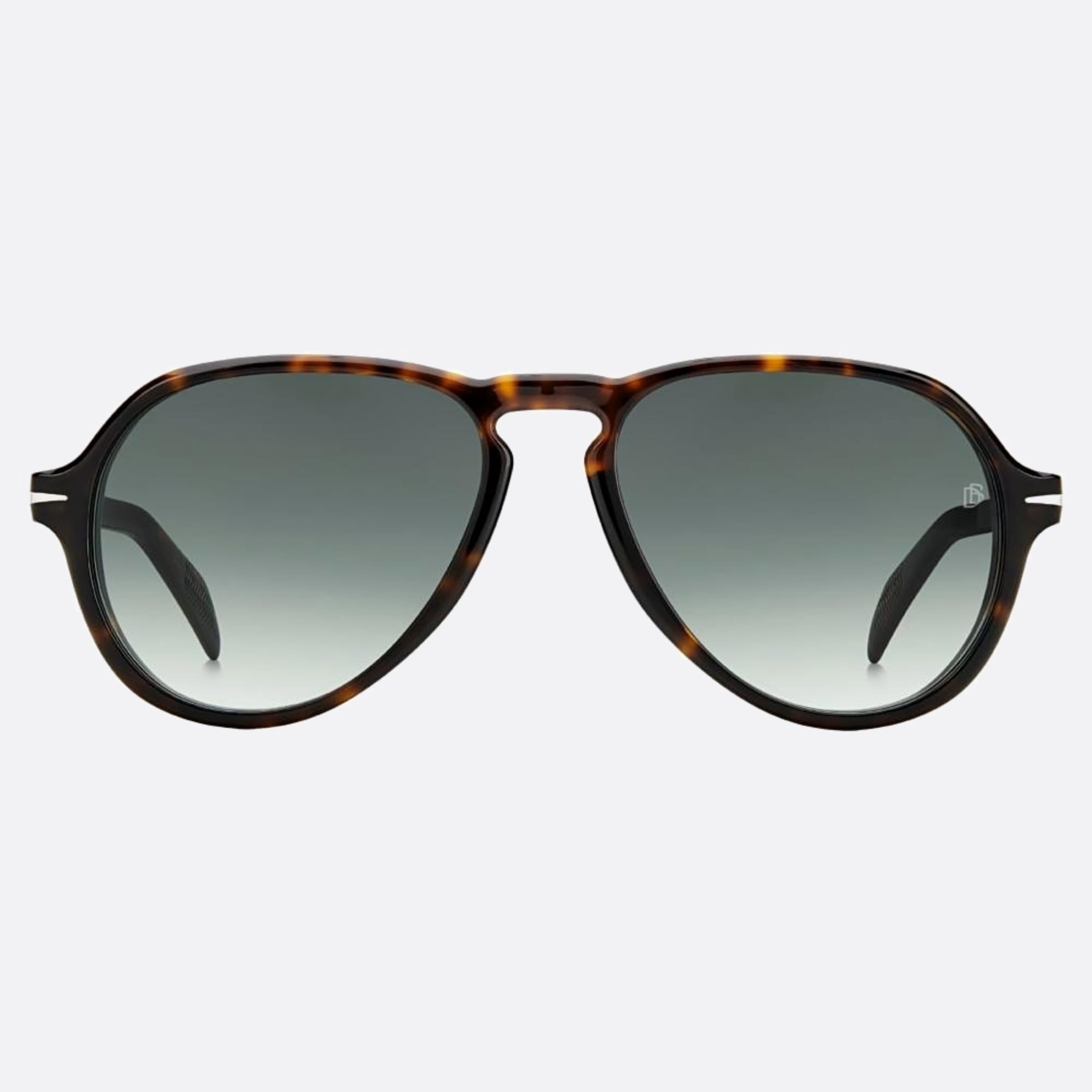 David 55mm Beckham Havana Pilot Men Sunglasses - Main View