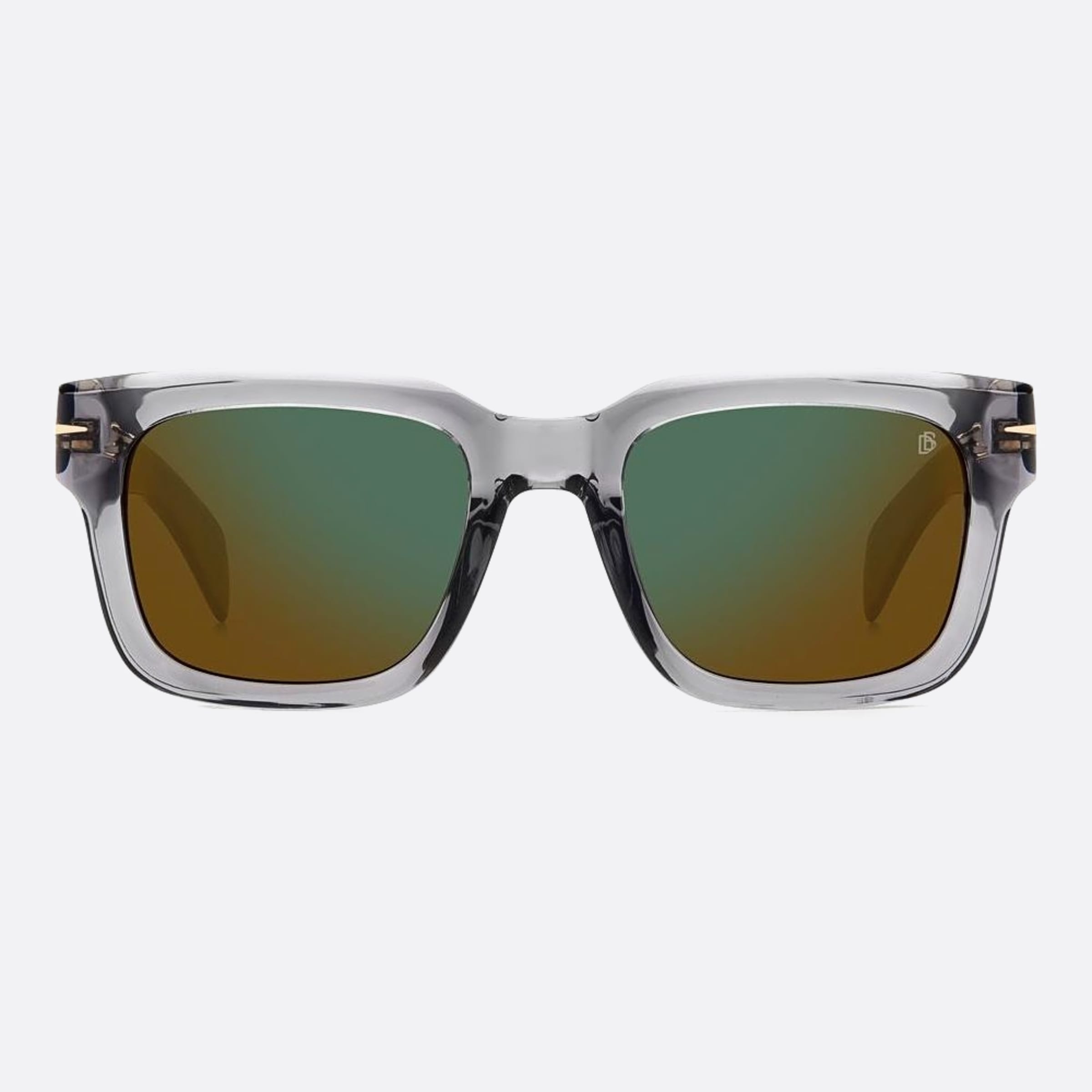 David 52mm Beckham Kb7 Grey Squared Men Sunglasses - Main View