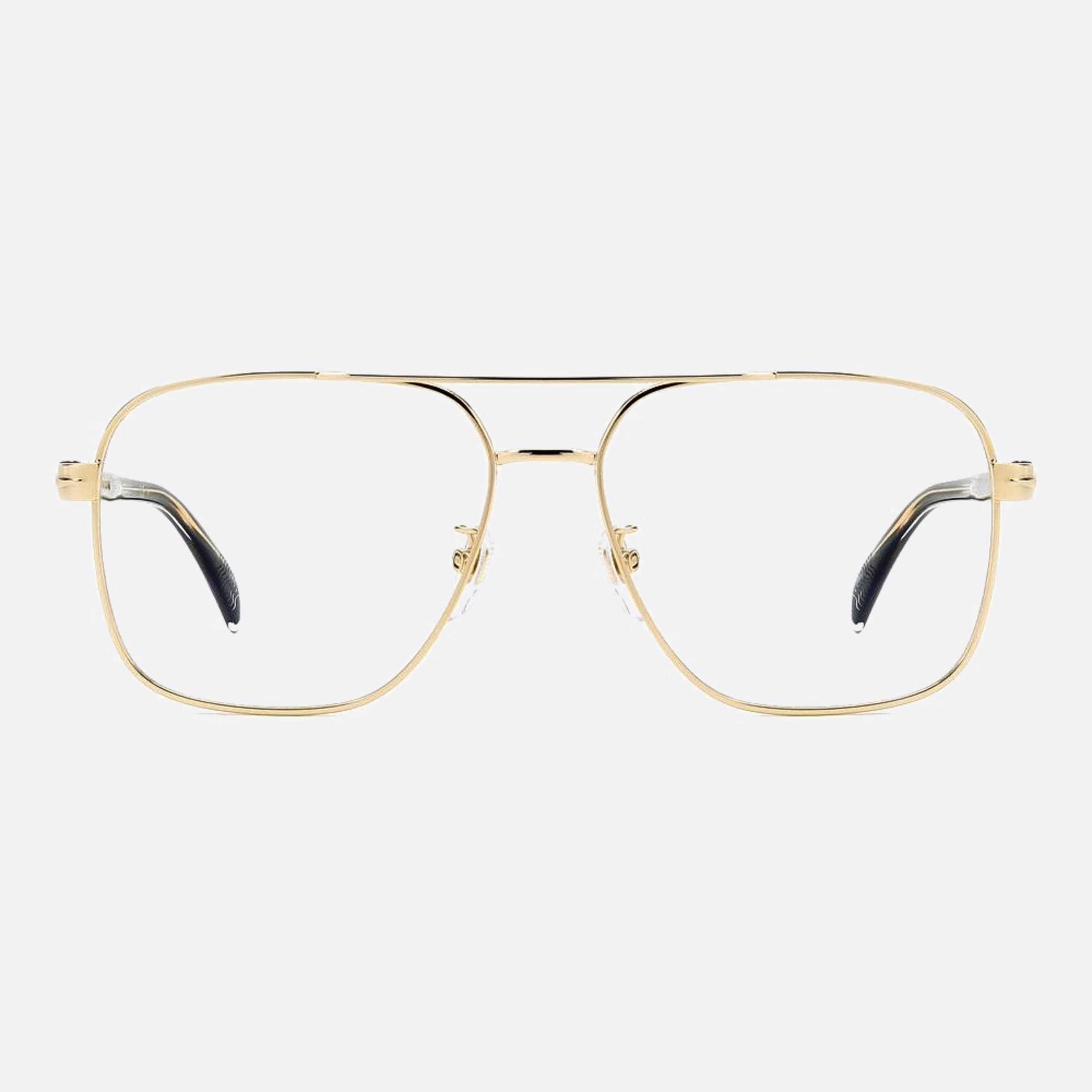 David 57mm Beckham Rhl Gold Visor Men Eyeglasses - Main View