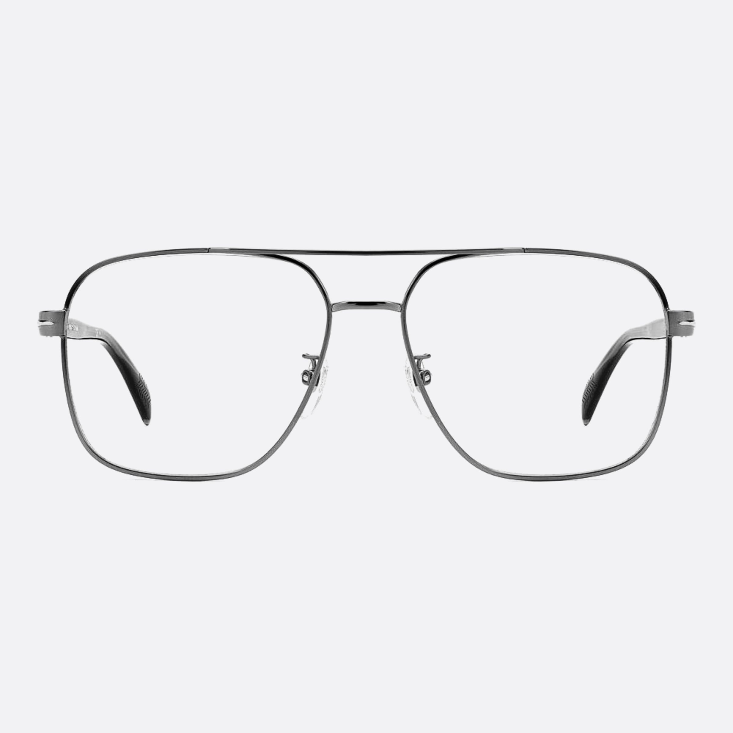 David 57mm Beckham V81 Grey Visor Men Eyeglasses - Main View