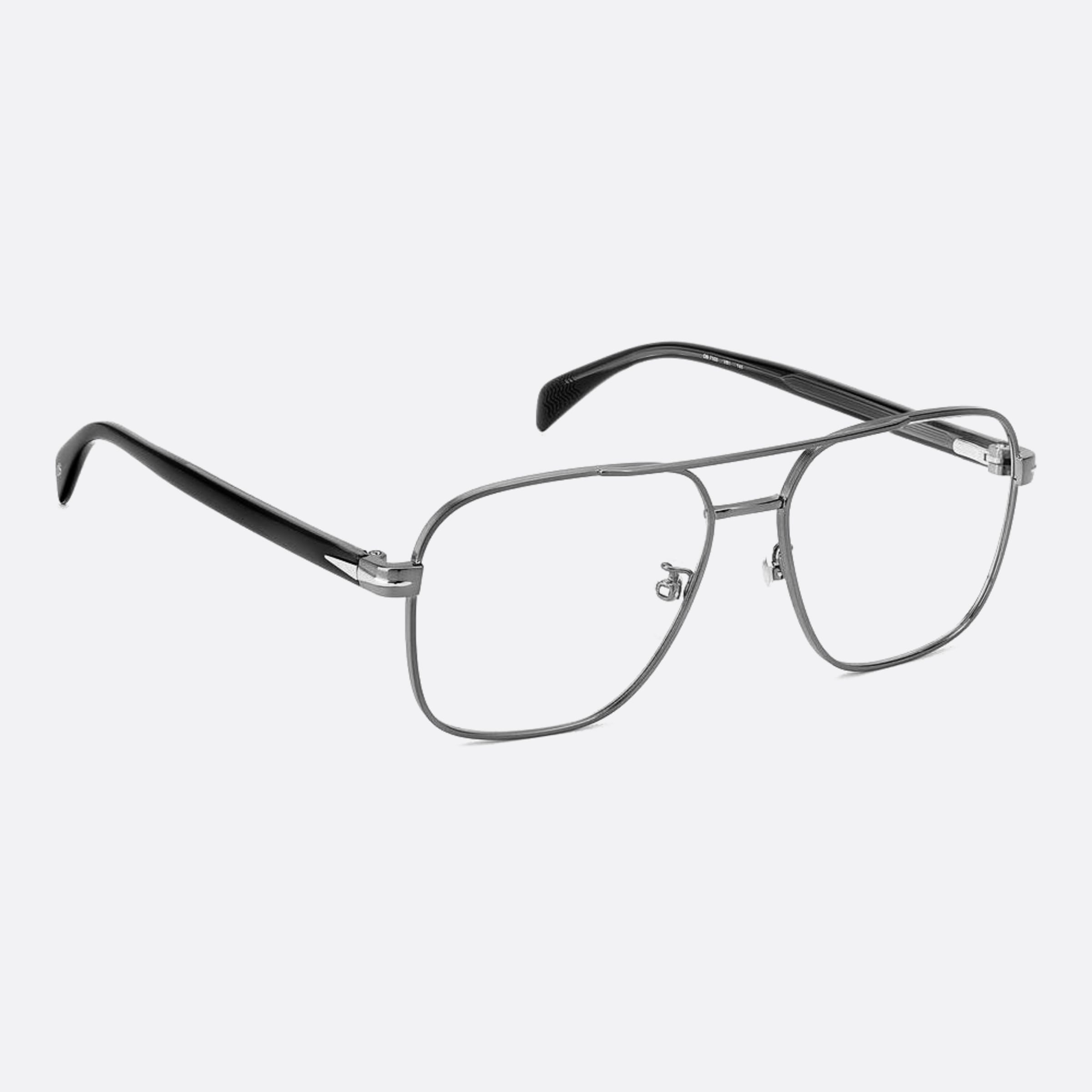 David 57mm Beckham V81 Grey Visor Men Eyeglasses - Detail View