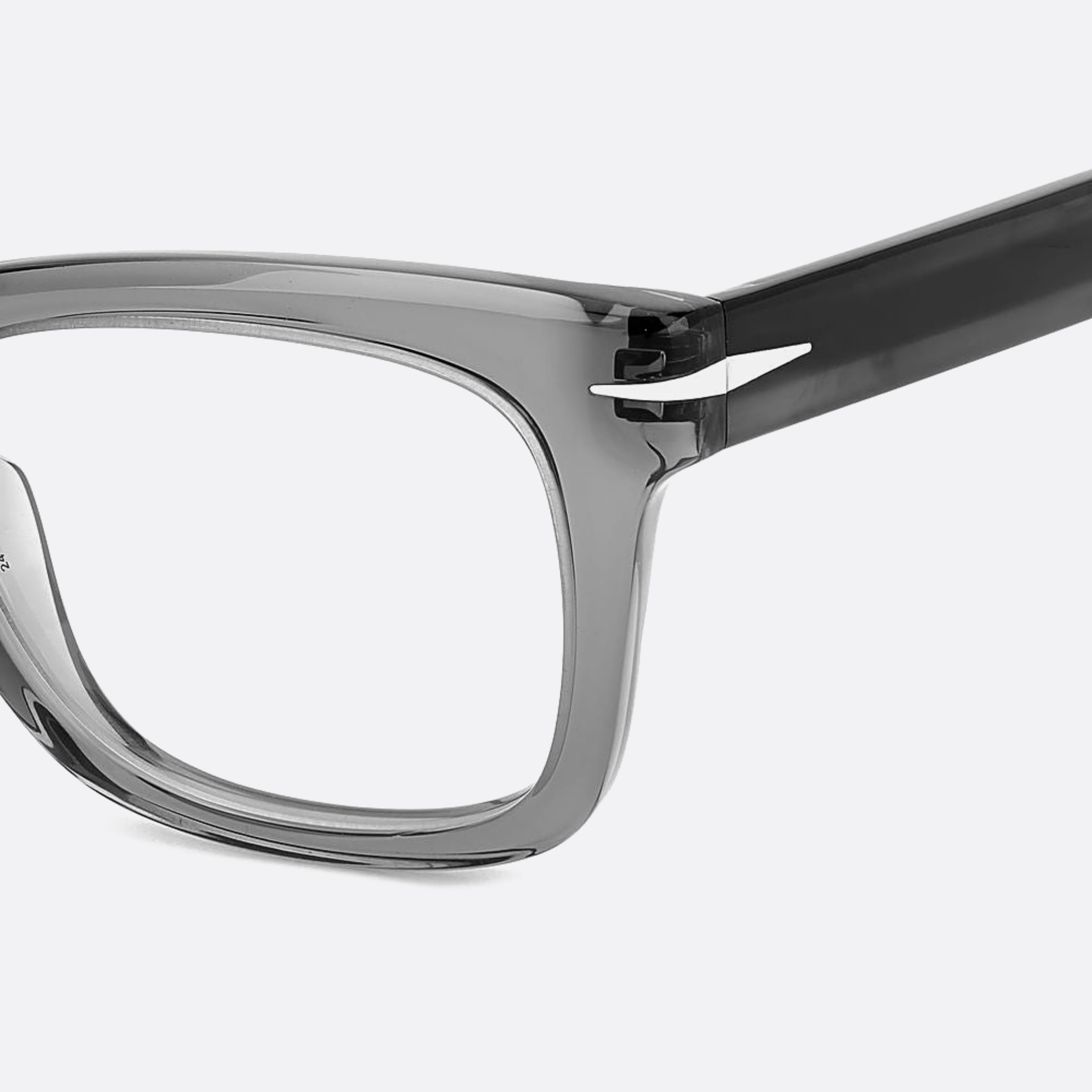 David 51mm Beckham Pzh Grey Squared Men Eyeglasses - Lifestyle Shot
