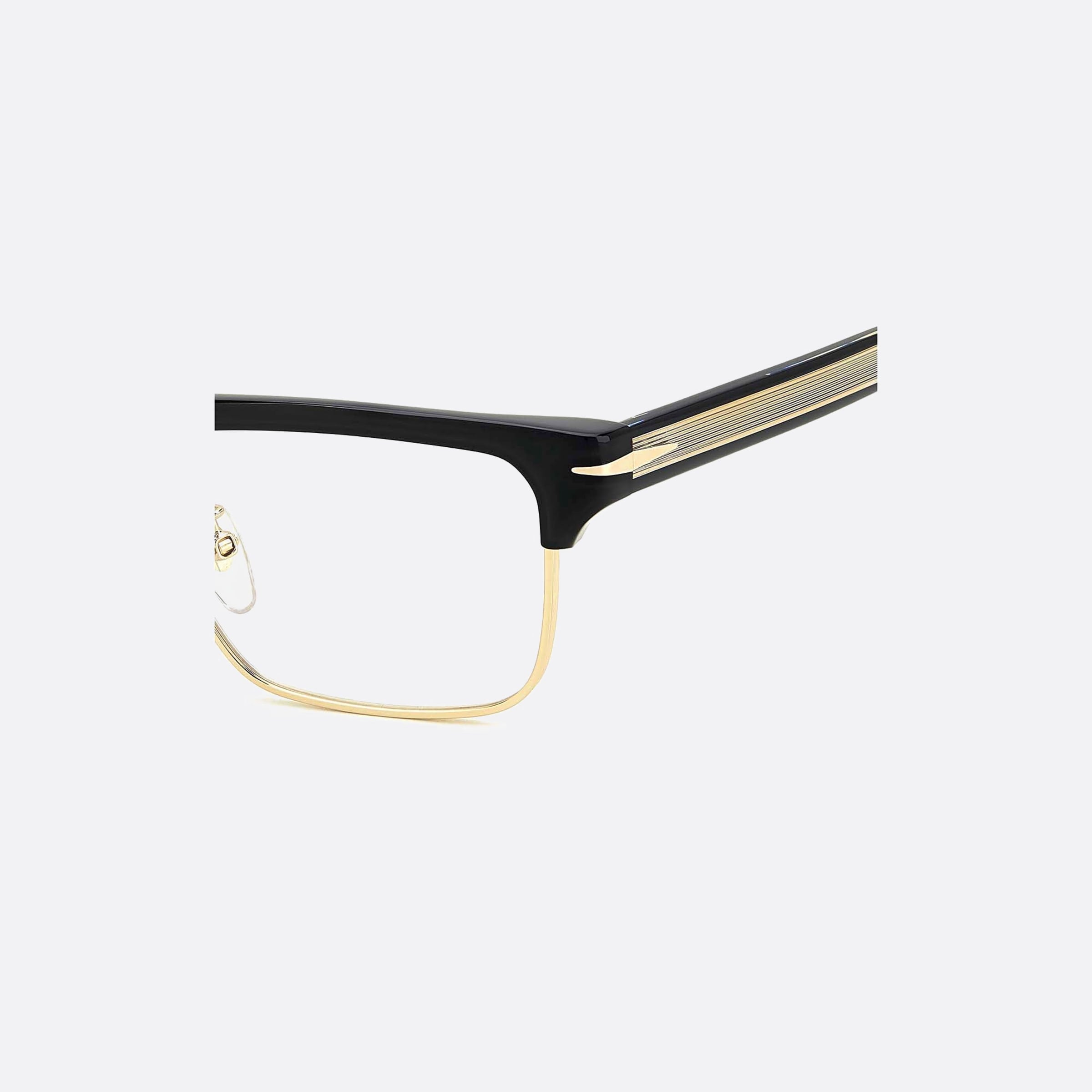 David 54mm Beckham 2m2 Black Geometric Men Eyeglasses - Lifestyle Shot