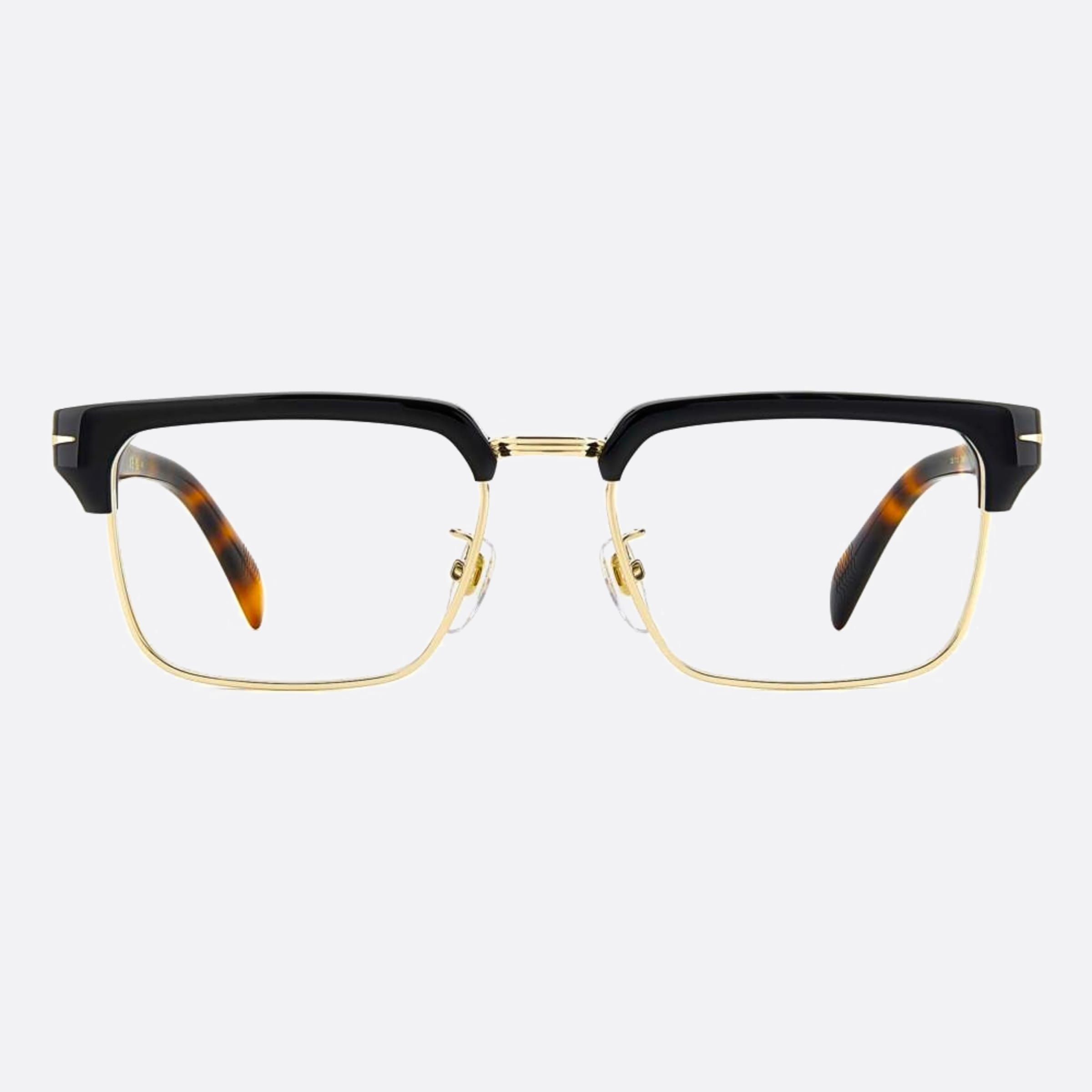 David 54mm Beckham Xwy Havana Geometric Men Eyeglasses - Main View
