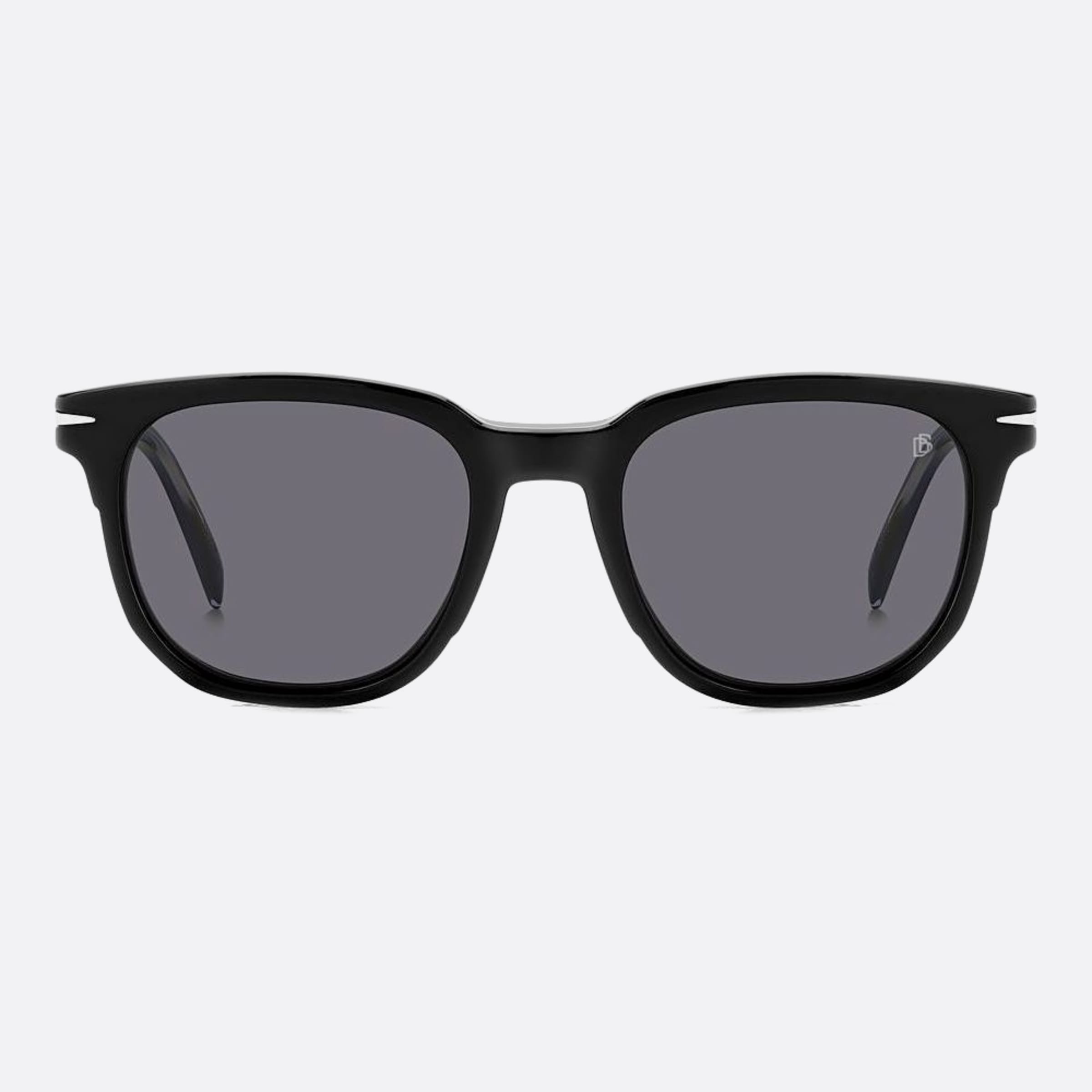 David 51mm Beckham Black Geometric Men Sunglasses - Main View