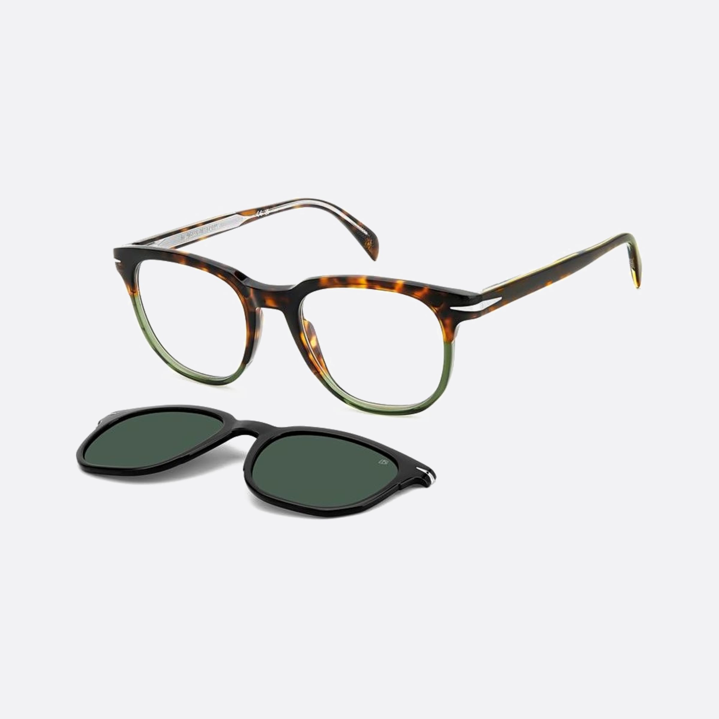 David 51mm Beckham Phw Havana Geometric Men Sunglasses - Main View