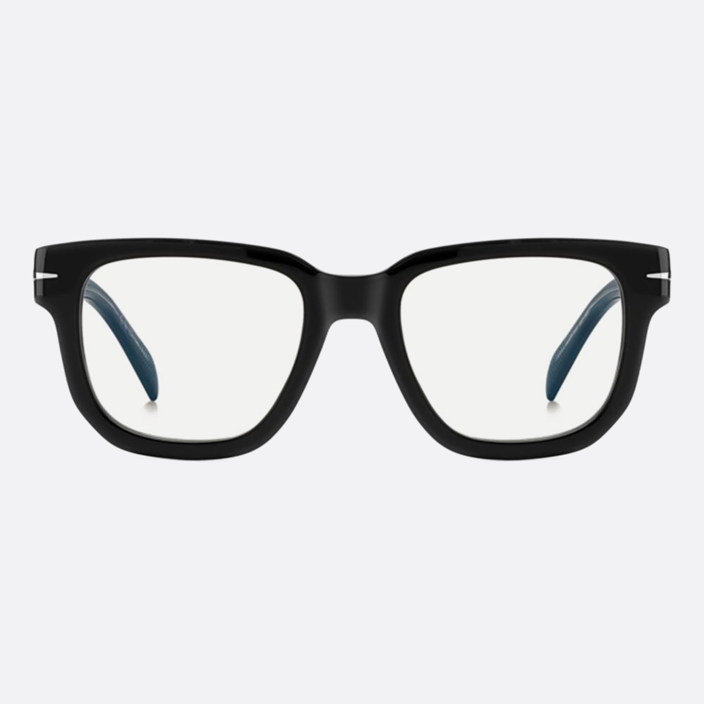 David 50mm Beckham Black Rectangle Men Eyeglasses - Main View
