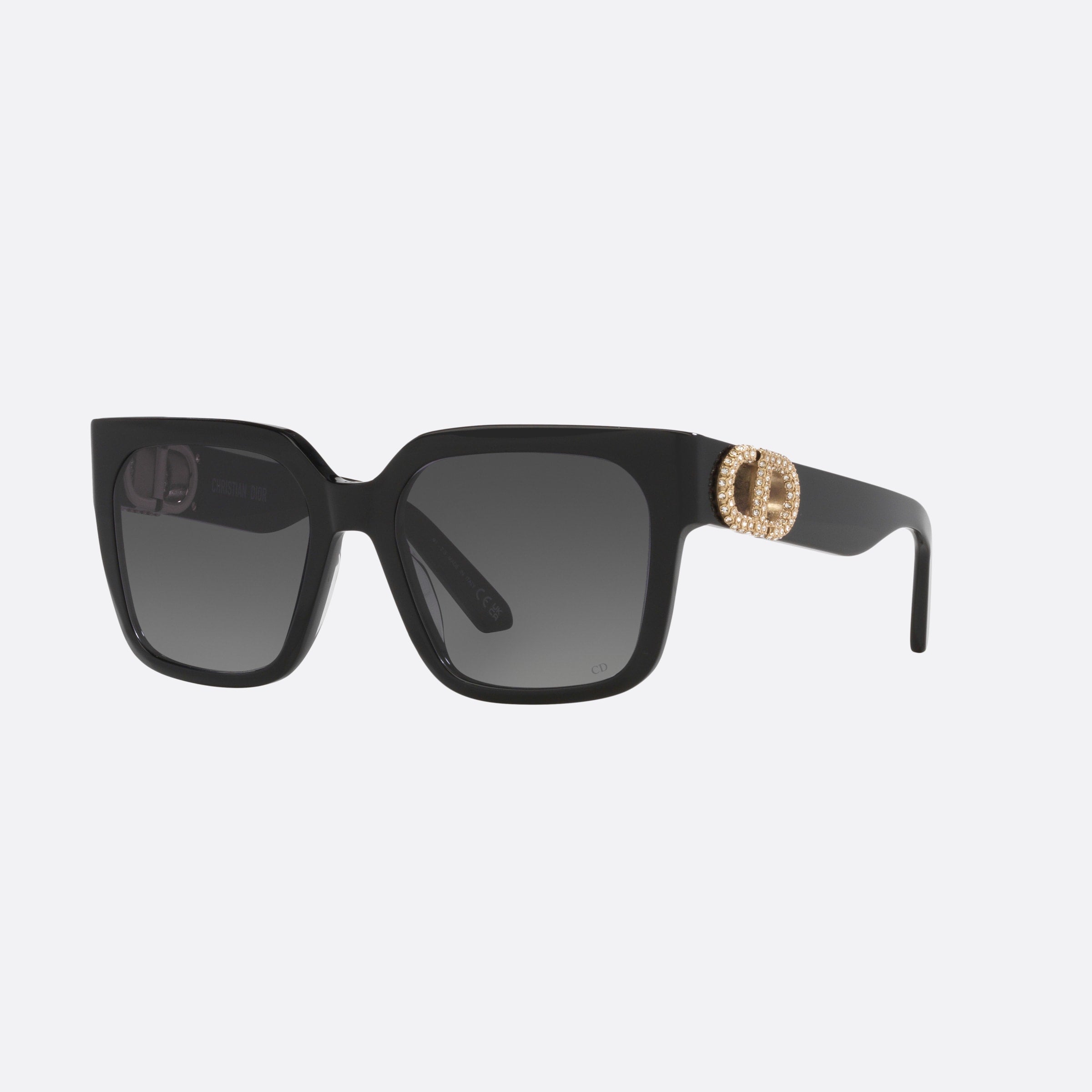 Dior 55mm 30montaigne S11i Cd40144i 12a1 Black Square Women Sunglasses - Main View