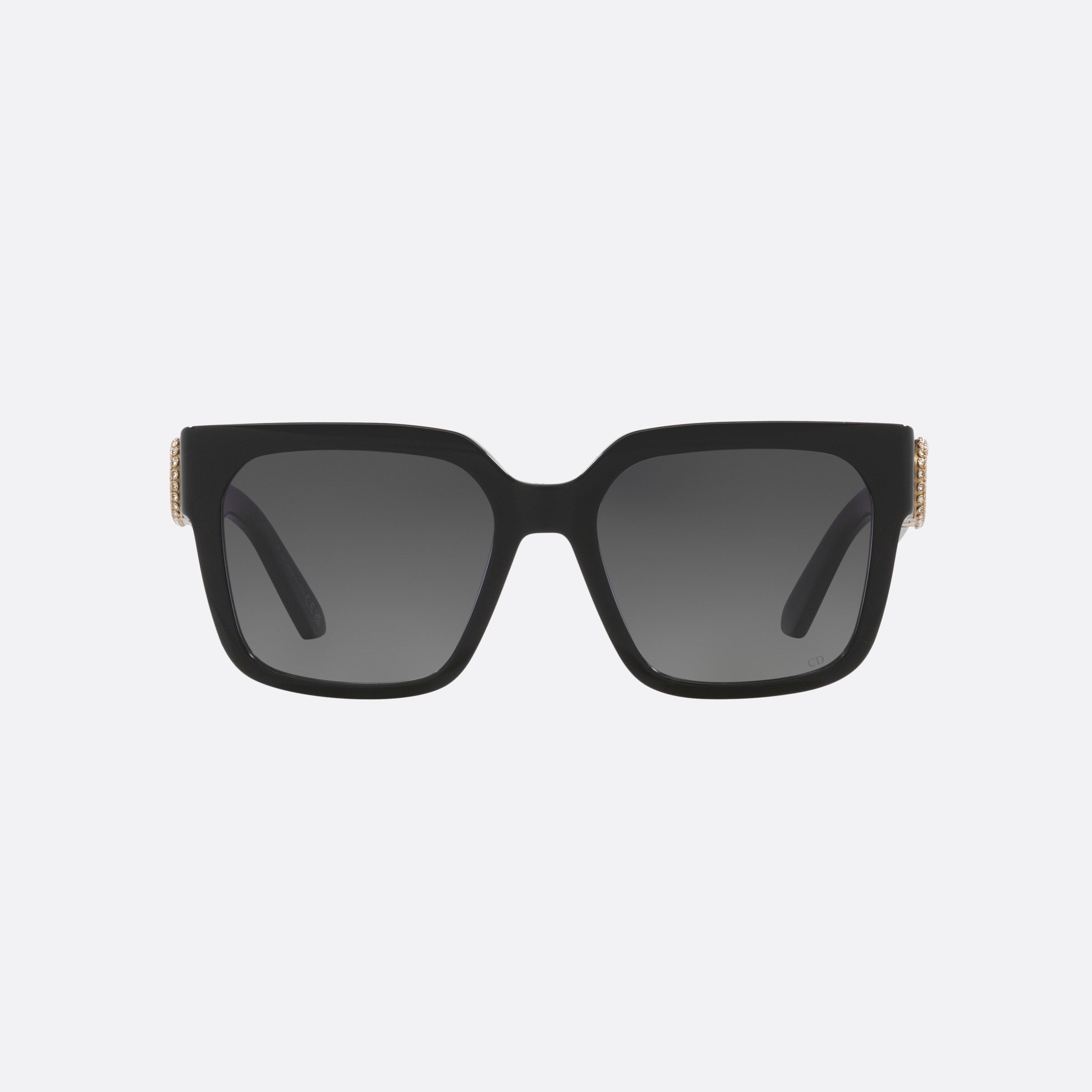 Dior 55mm 30montaigne S11i Cd40144i 12a1 Black Square Women Sunglasses - Side View