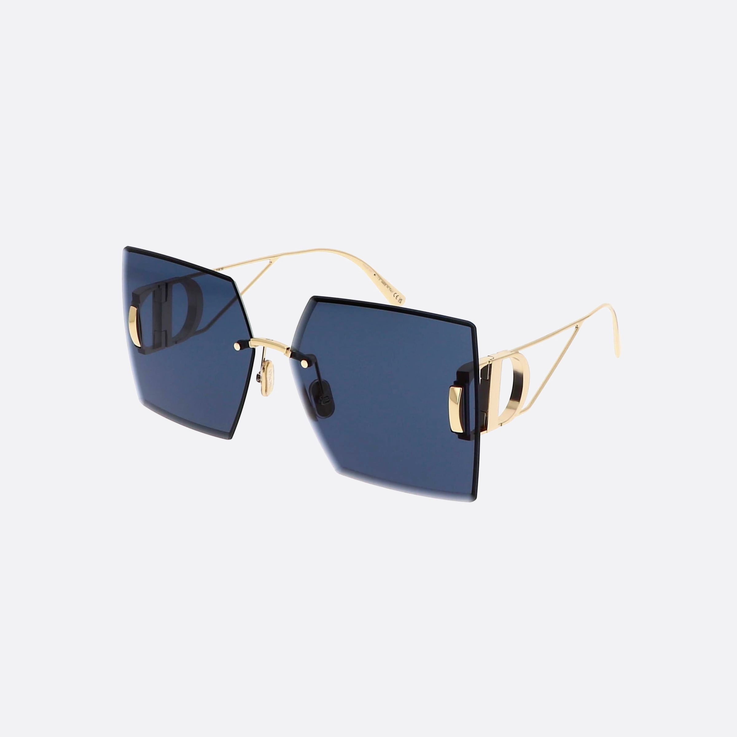 Dior 61mm 30montaigne S7u B0b0 Silver Geometric Women Sunglasses - Main View