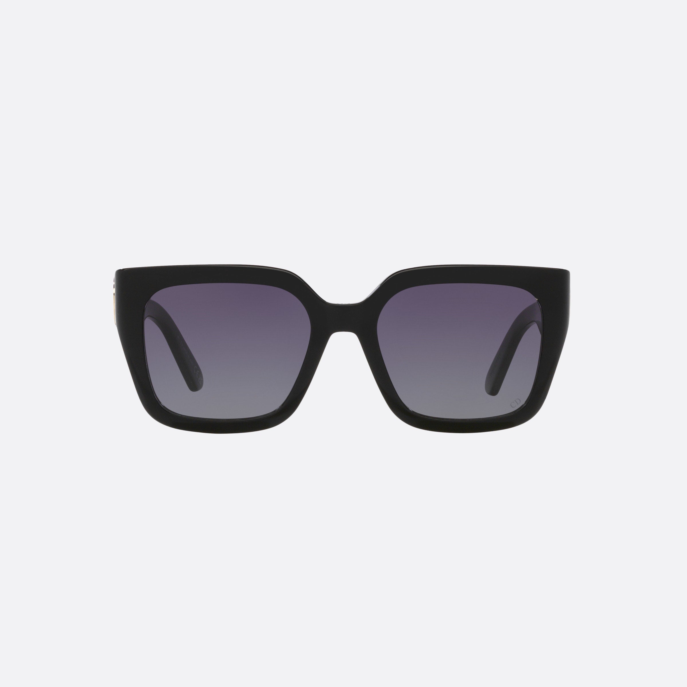 Dior 54mm Women's 30montaigne S8u 10a1 Black Square Sunglasses - Side View