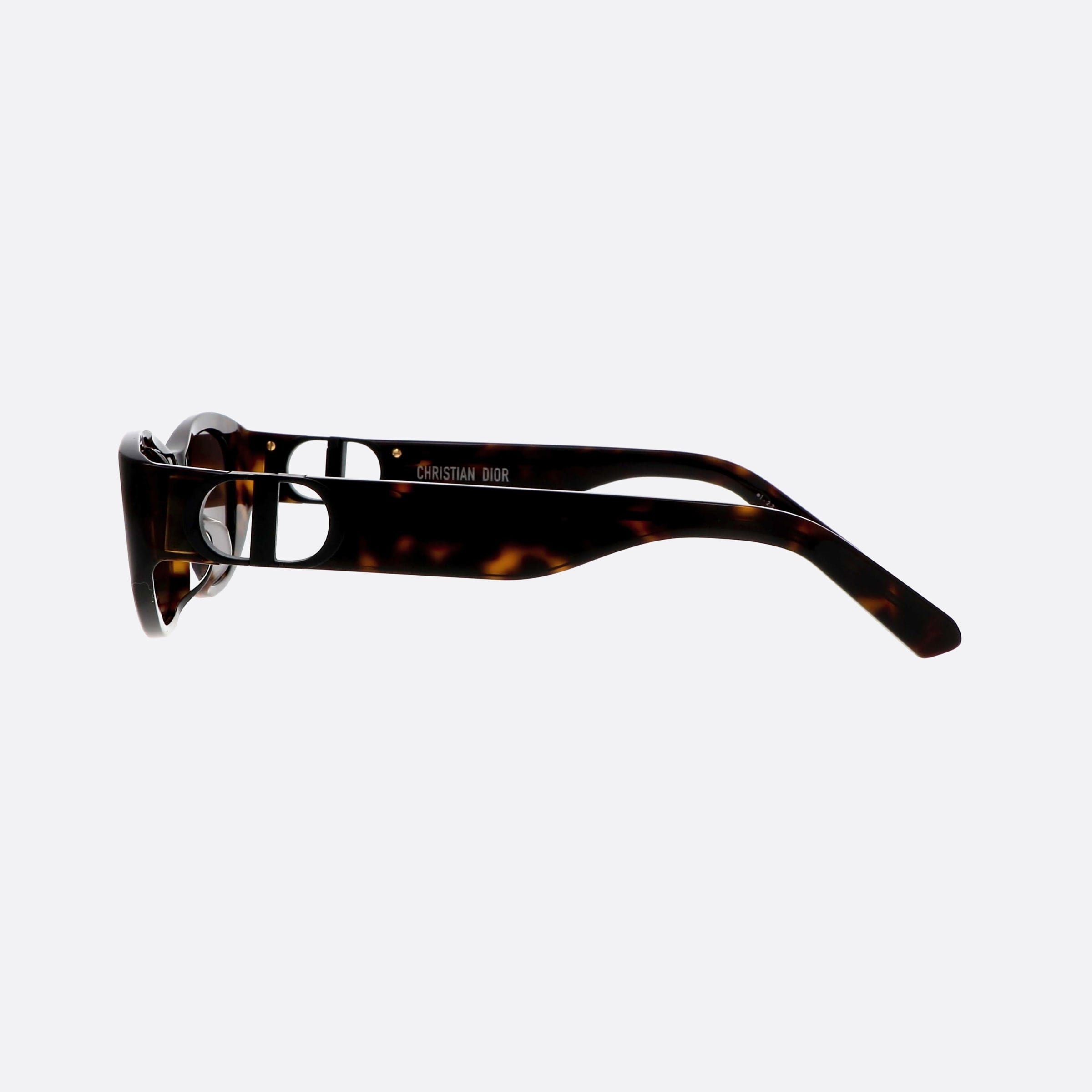 Dior 53mm 30montaigne S9u 20a5 Havana Oval Women Sunglasses - Detail View