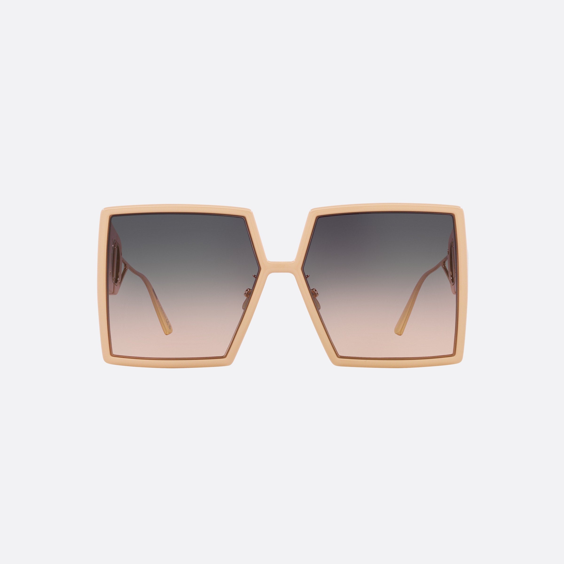 Dior 58mm 30montaigne Pink Irregular Women Sunglasses - Side View
