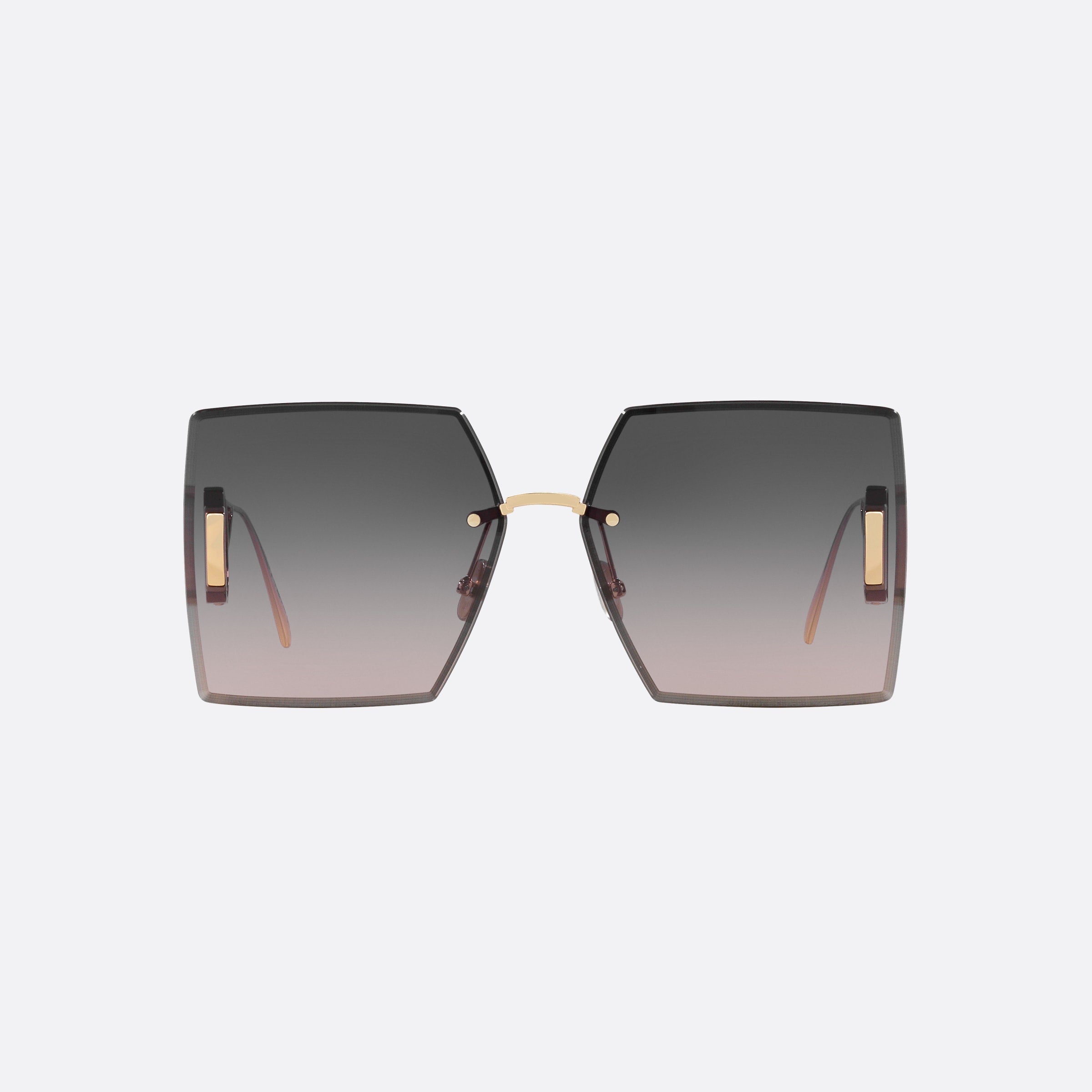 Dior 64mm 30montaignes7u D0g2 Gold Irregular Women Sunglasses - Side View