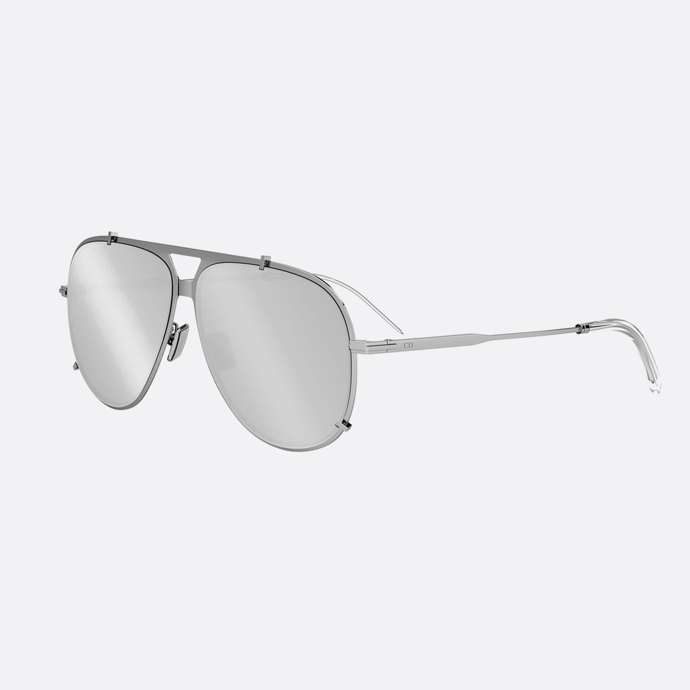 Dior 59mm Men's Blacksuit A3u F0a4 Silver Sunglasses - Main View
