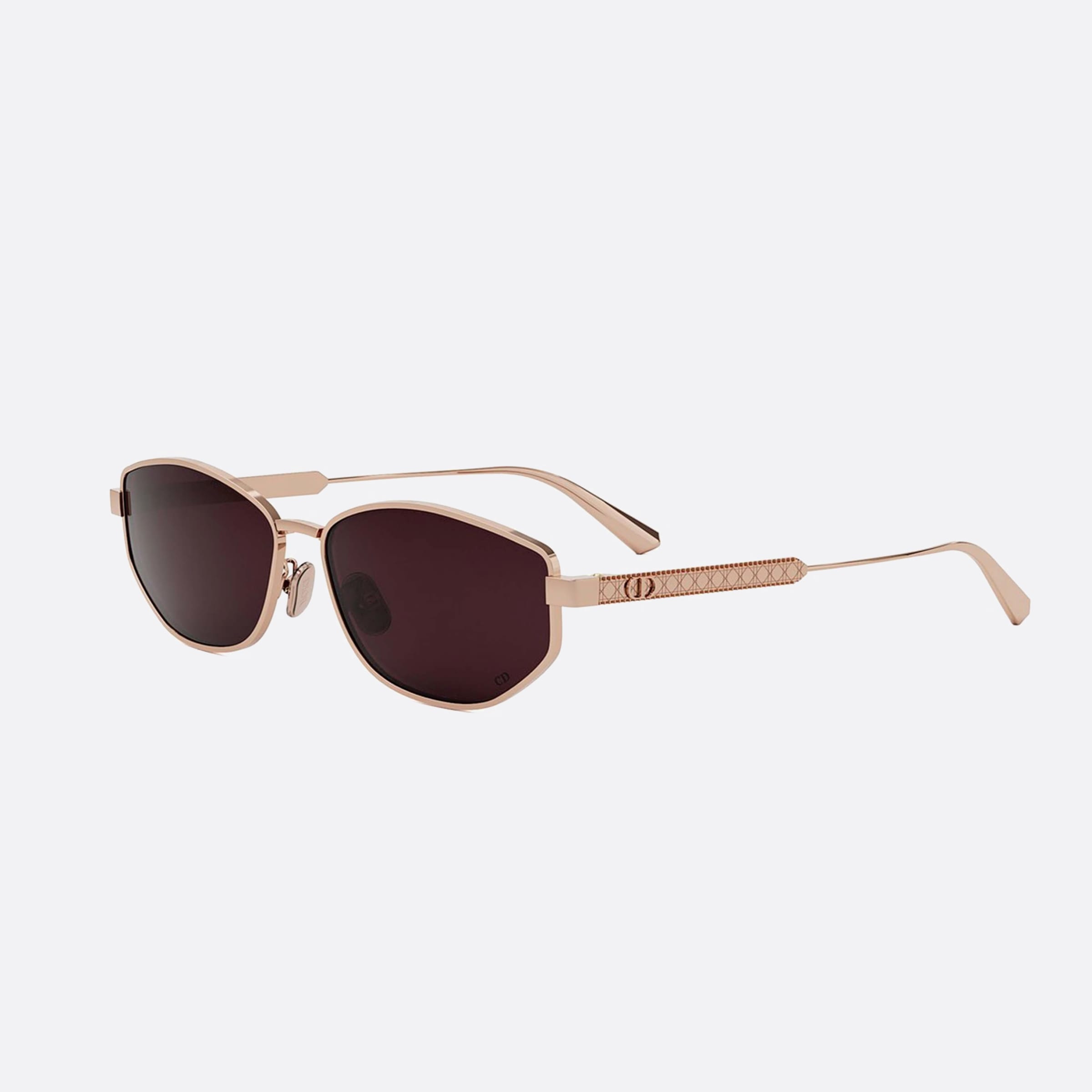 Dior 57mm Unisex Cannage B1u D0d0 Gold Sunglasses - Main View