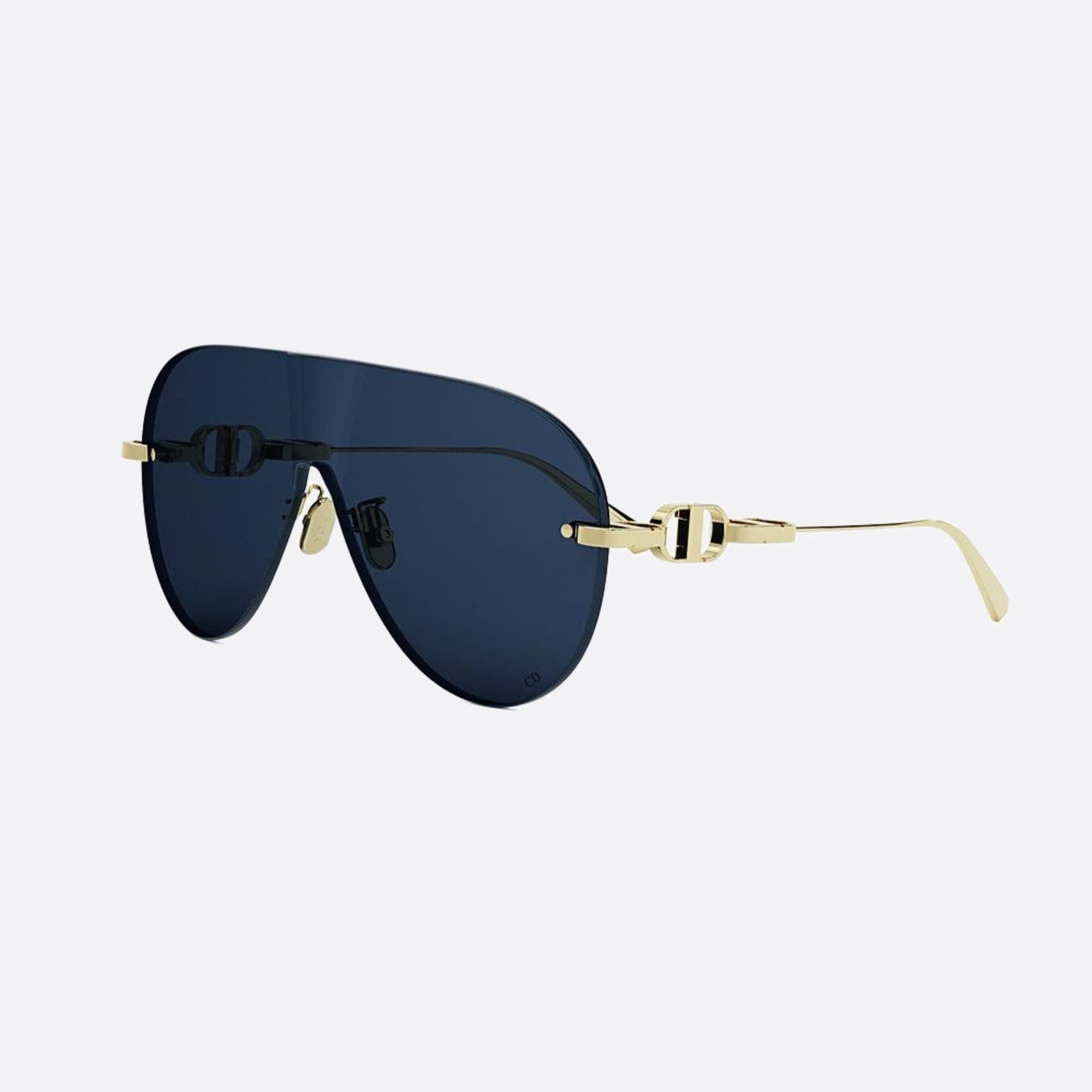 Dior Chain M2u B0b0 Gold Pilot Women Sunglasses - Side View