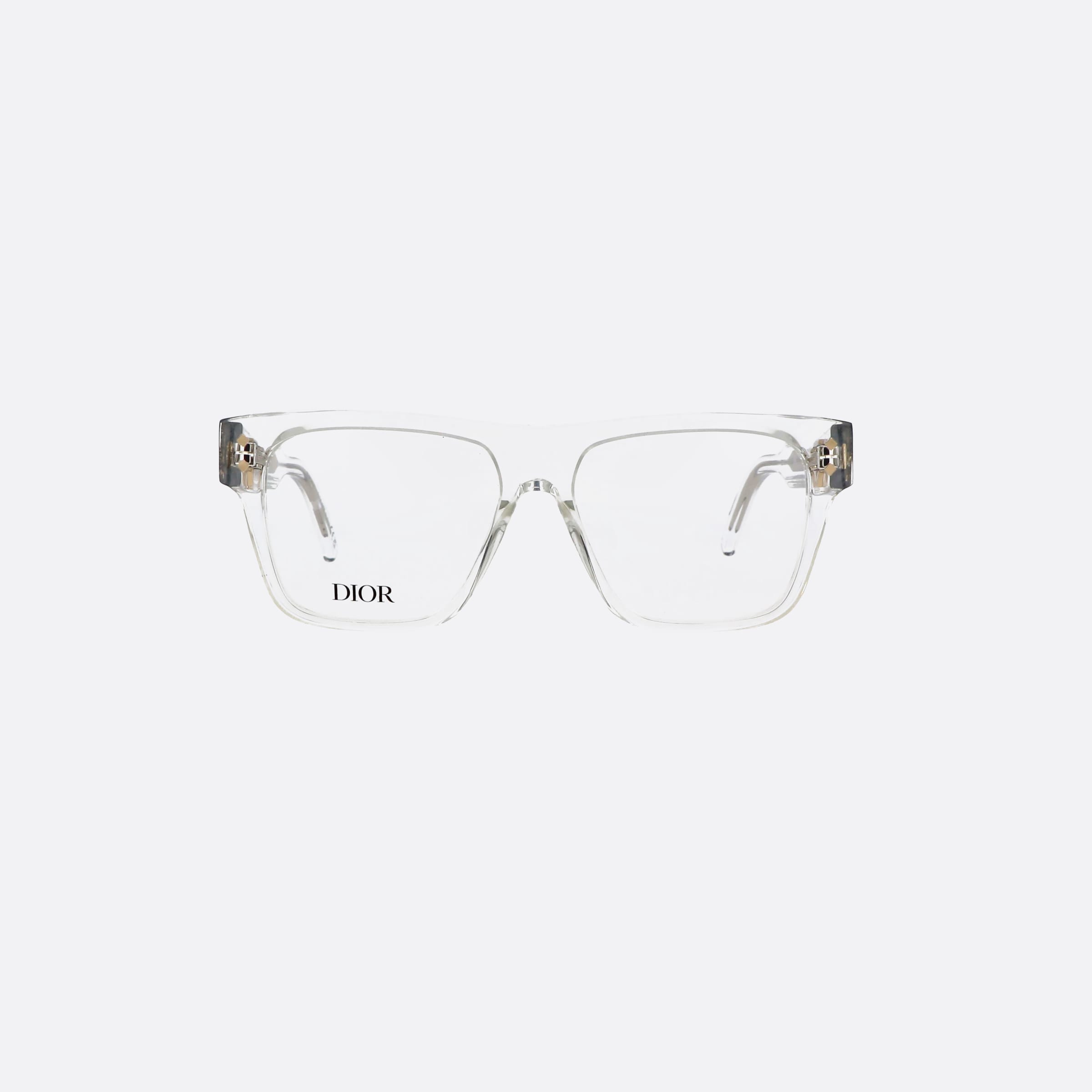 Dior 54mm Diamondo S6i Clear Men Eyeglasses - Side View