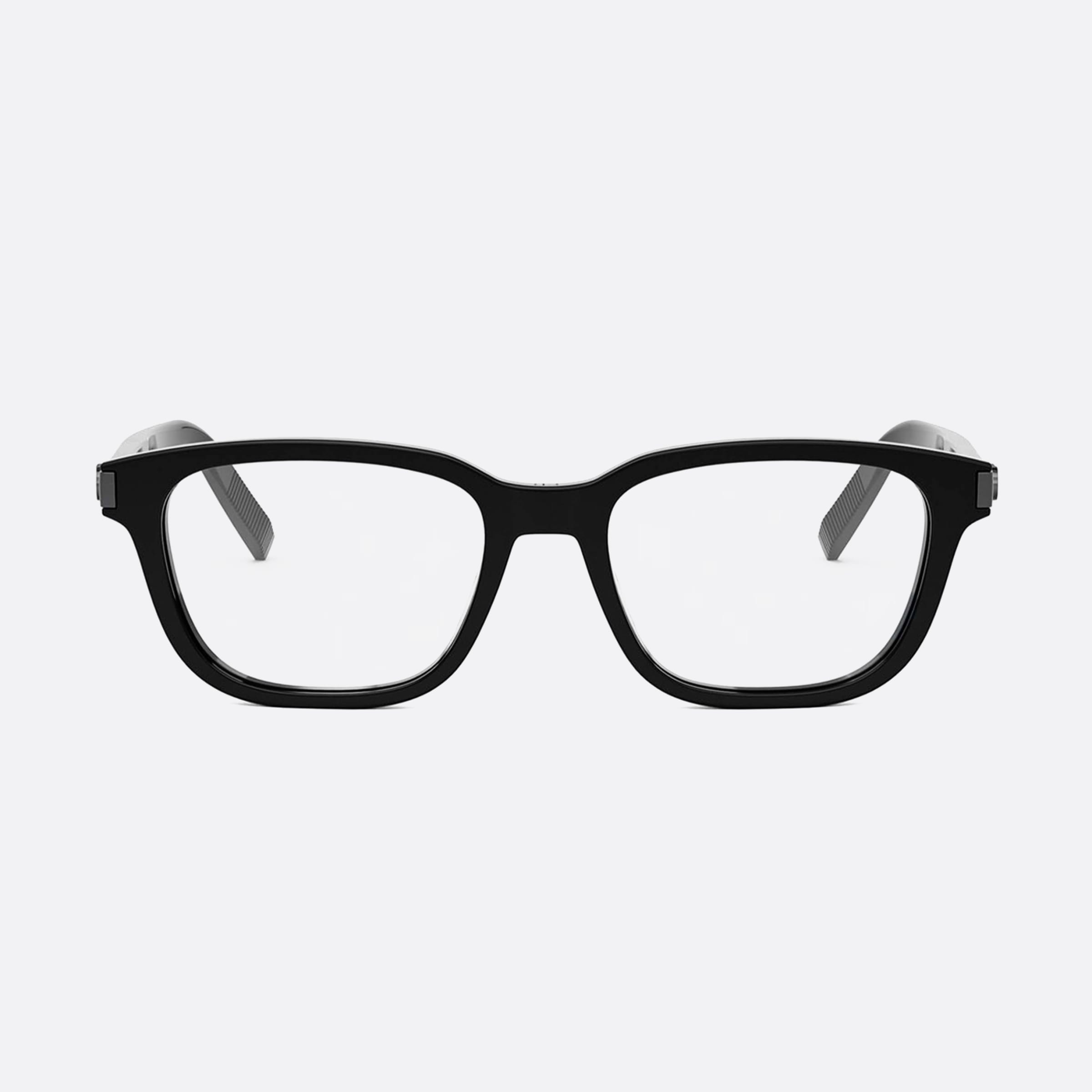 Dior 54mm Men's Icono S3i Black Eyeglasses - Side View