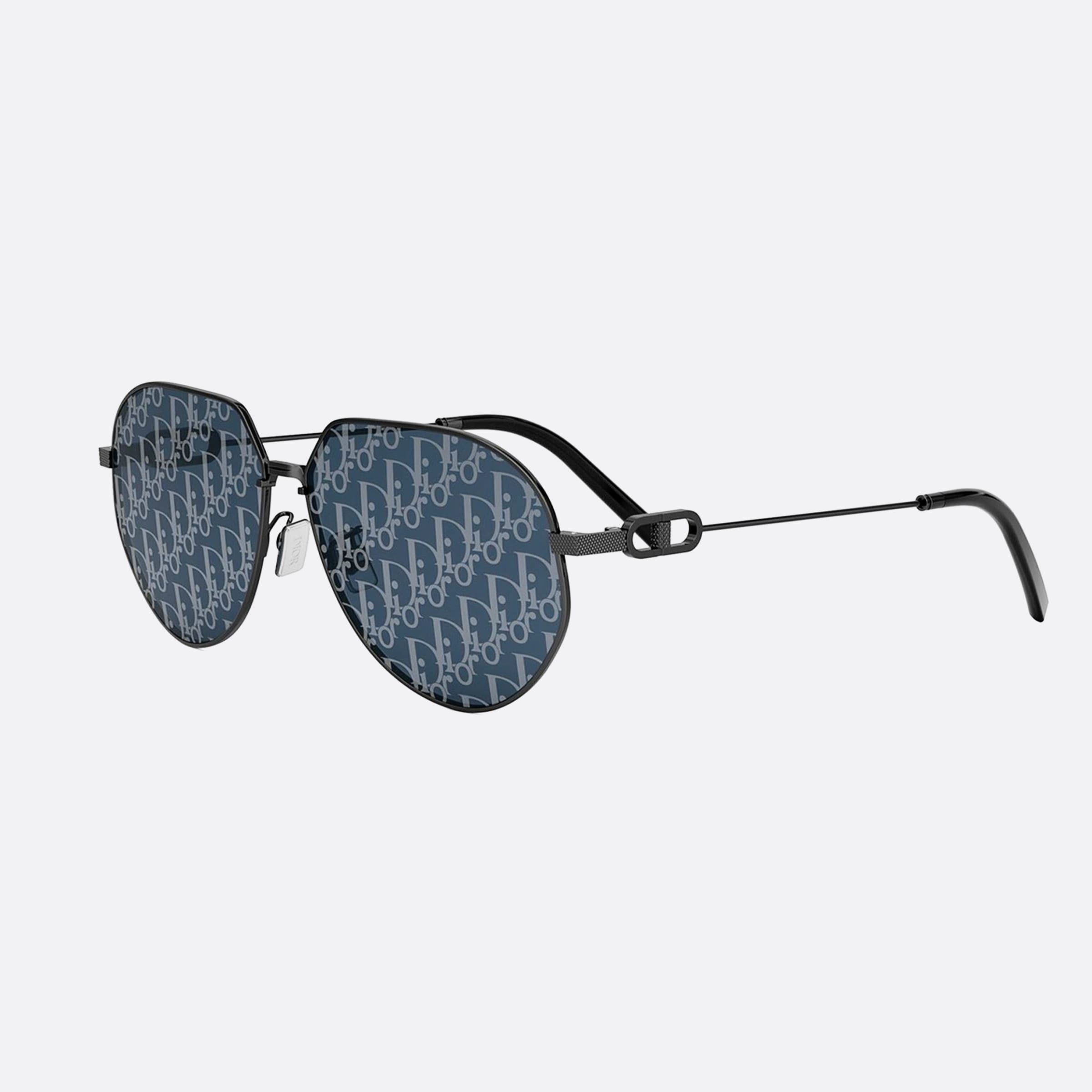 Dior 61mm Men's Link A1u H488 Silver Sunglasses - Main View